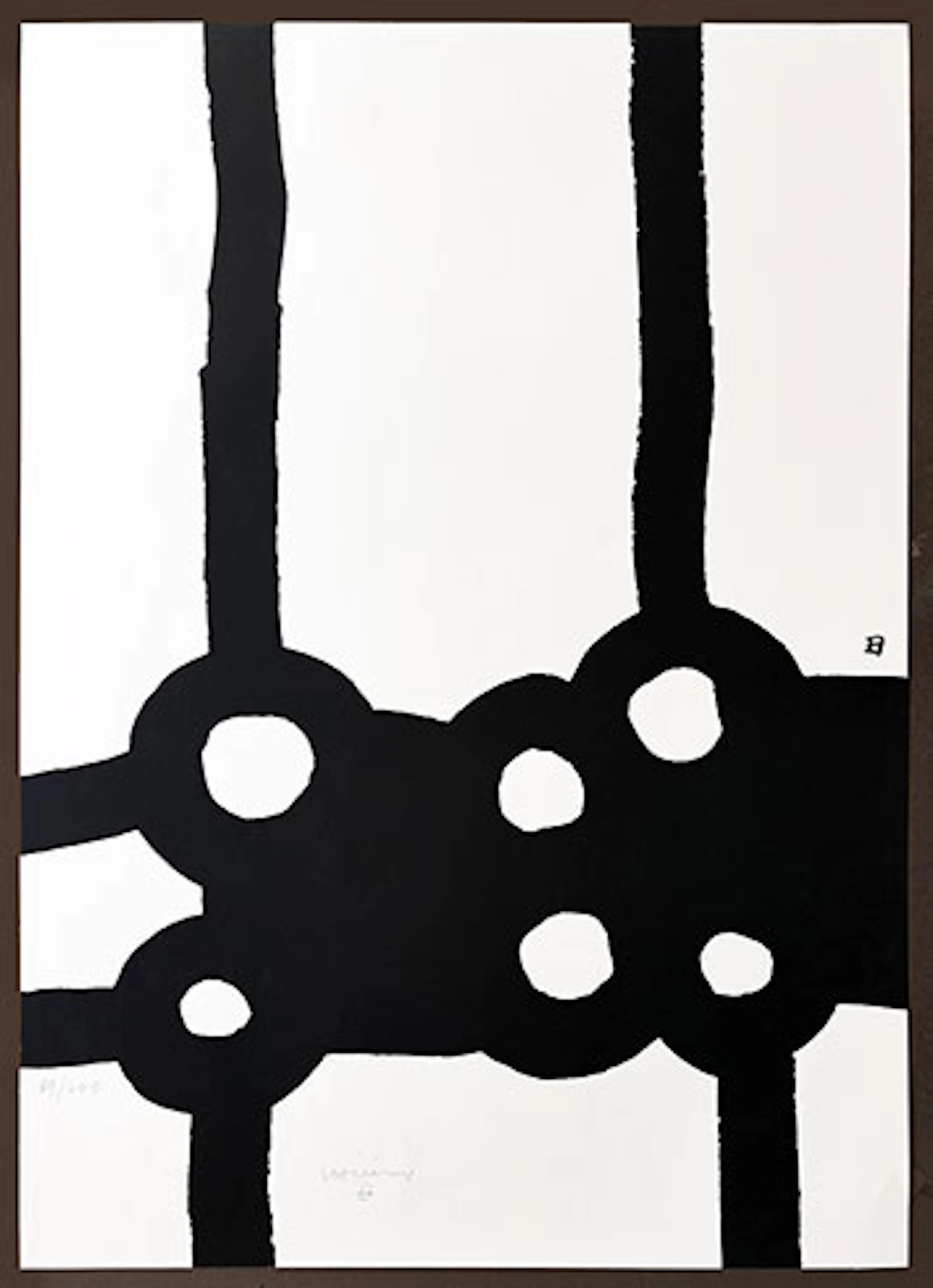 Eduardo Chillida - Serigrafía"Jornadas de Medio Ambiente"