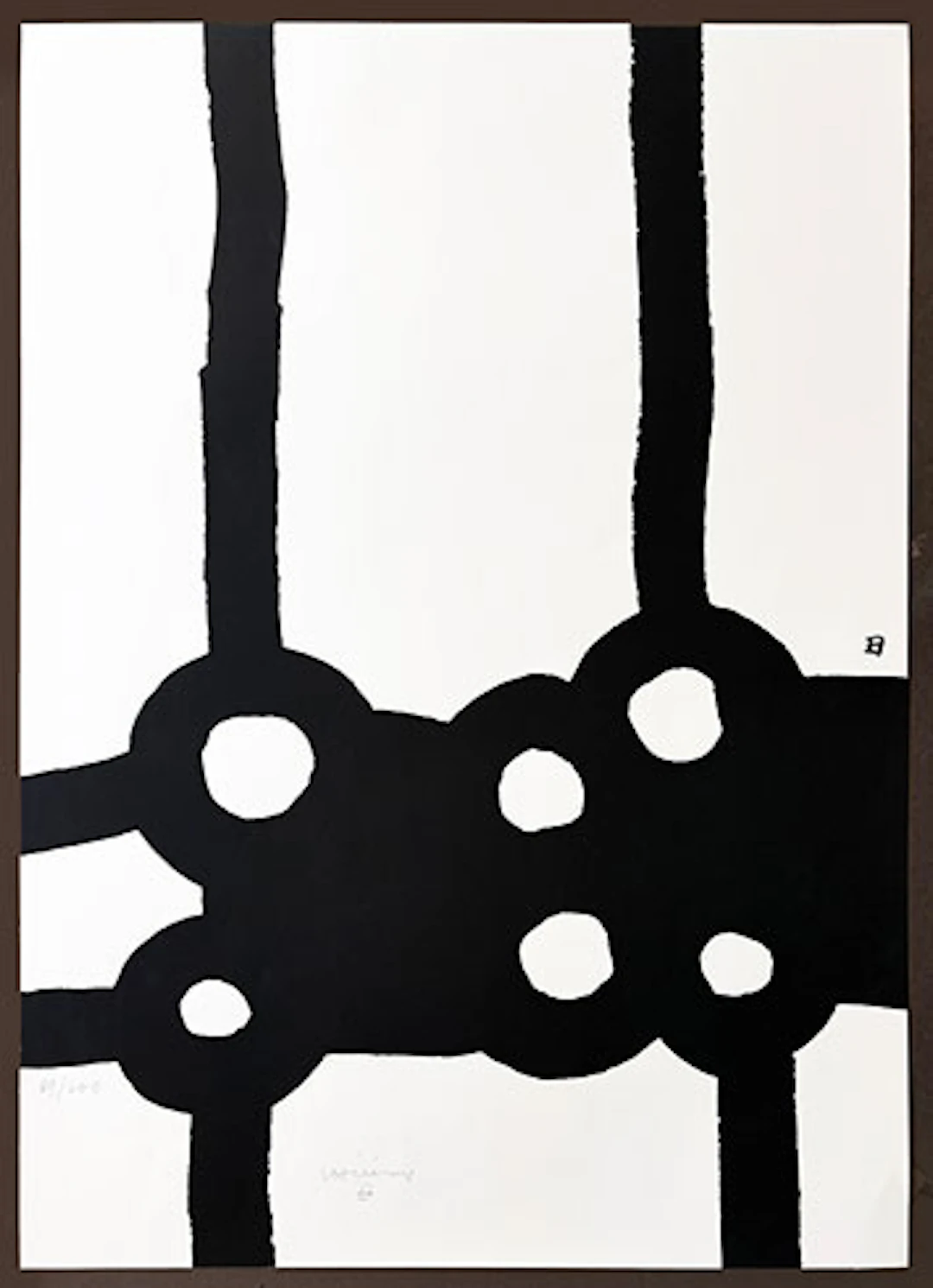 Eduardo Chillida - Serigrafía"Jornadas de Medio Ambiente"