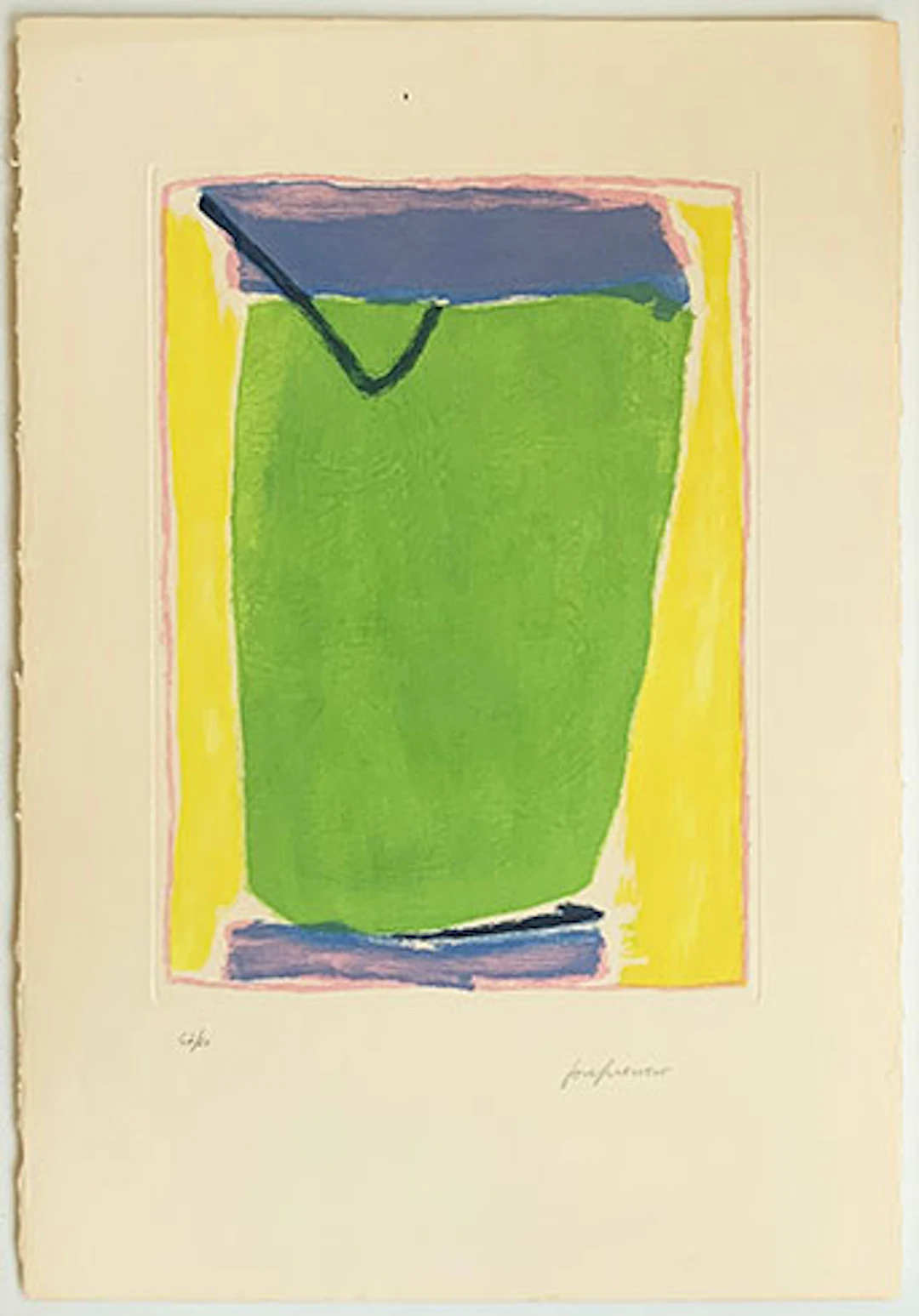 José Guerrero - Grabado al Aguafuerte "Verde"