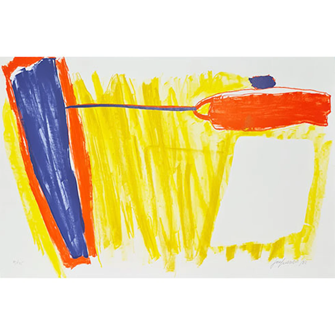 José Guerrero - Litografía "Por el Color III"