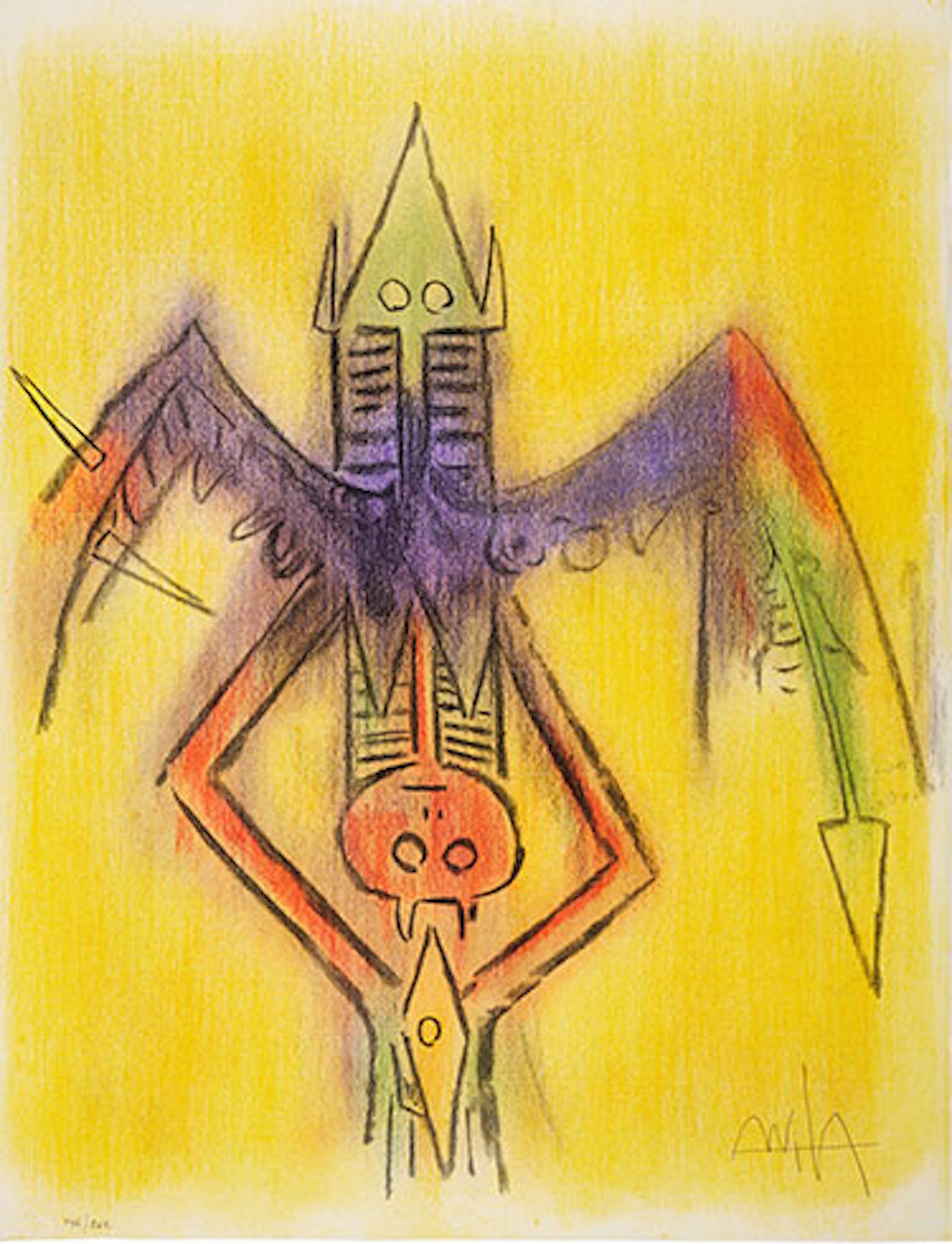 Wifredo Lam - Litografía "Innocense" (Pleni Luna)