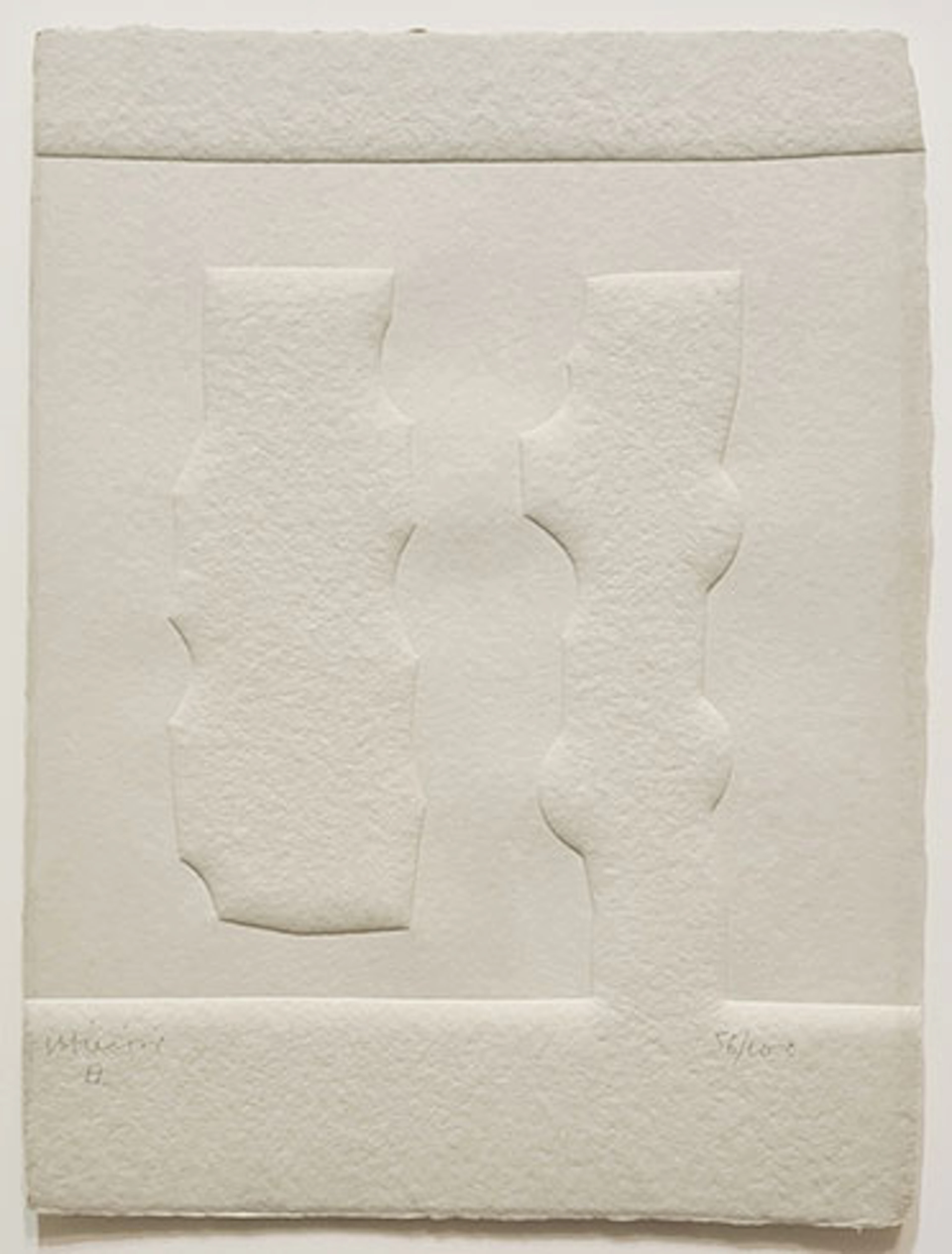 Eduardo Chillida - Gofrado "Parmenides - Le Poème VI"