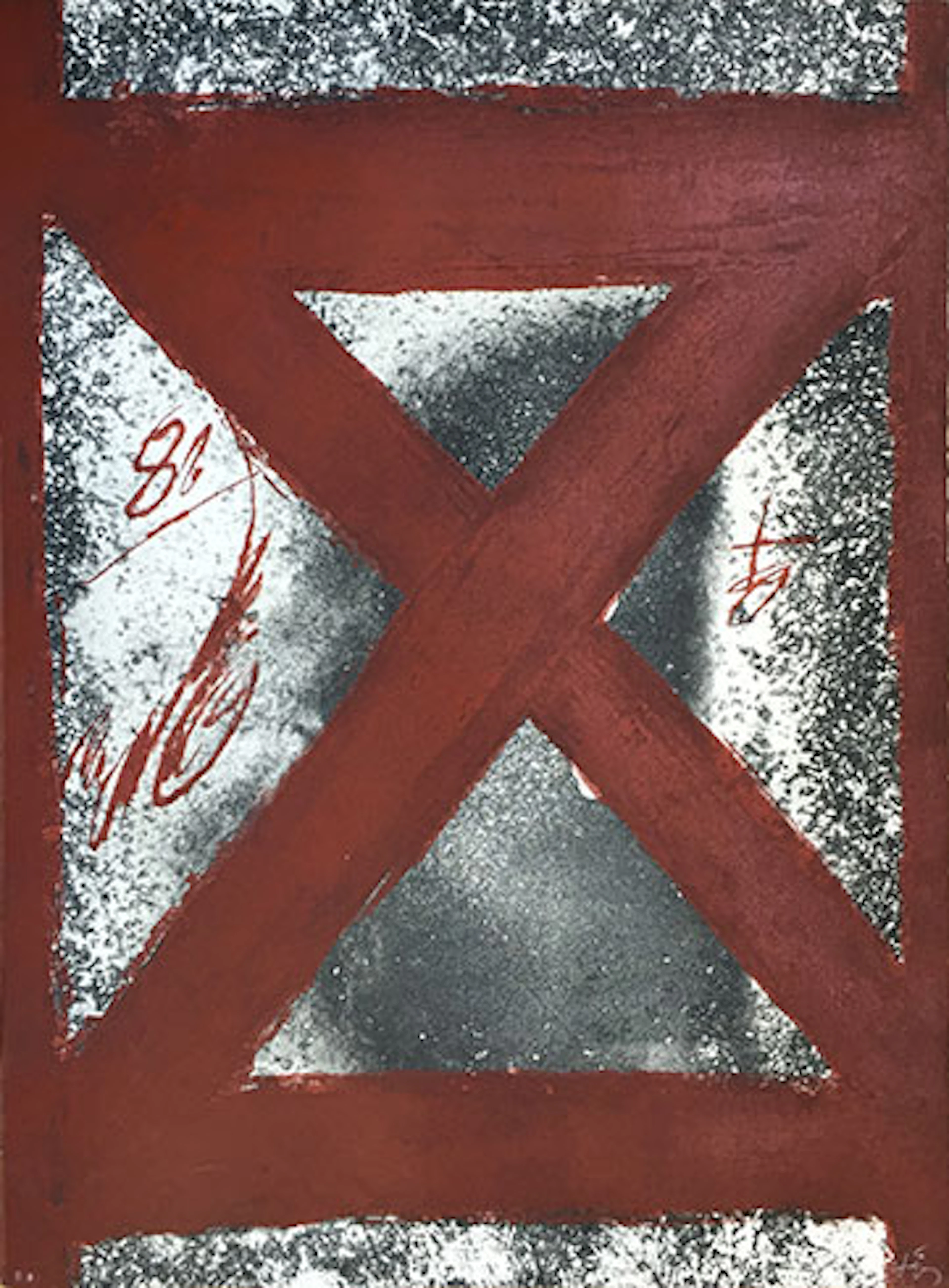 Antoni Tàpies - Aguatinta en Colores "Barriere Marron"