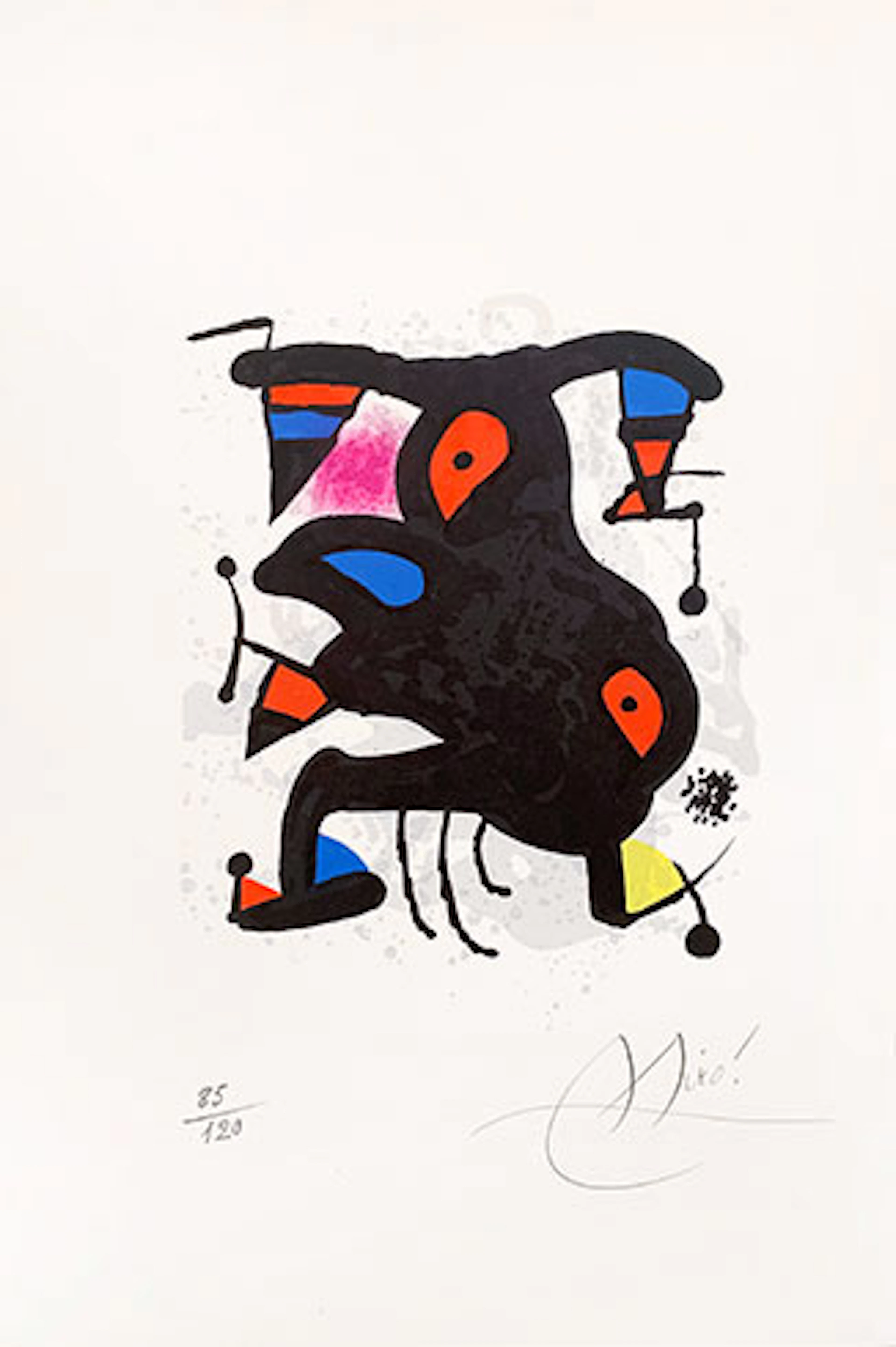 Joan Miró - Litografía "Lettre Dite du Voyant"