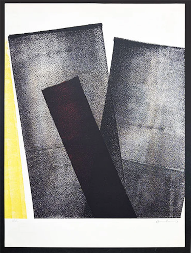 Hans Hartung - Litografía "L 1977-10"