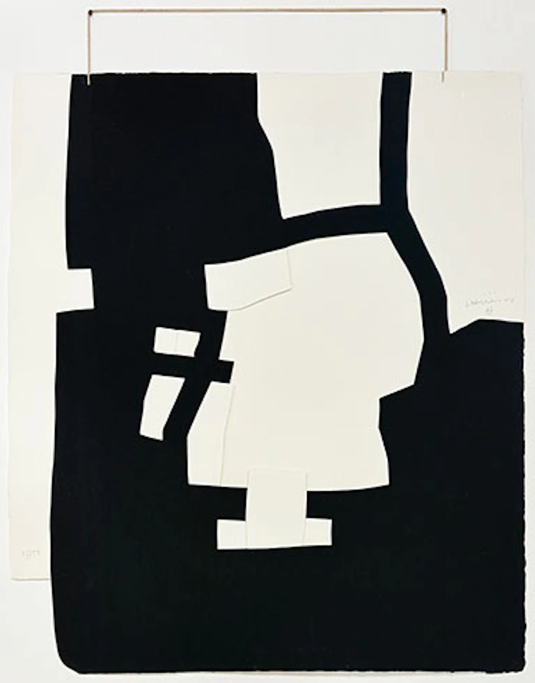 Eduardo Chillida - Serigrafía/Gravitación en 2 capas "Homenaje a J.M.Barandarian