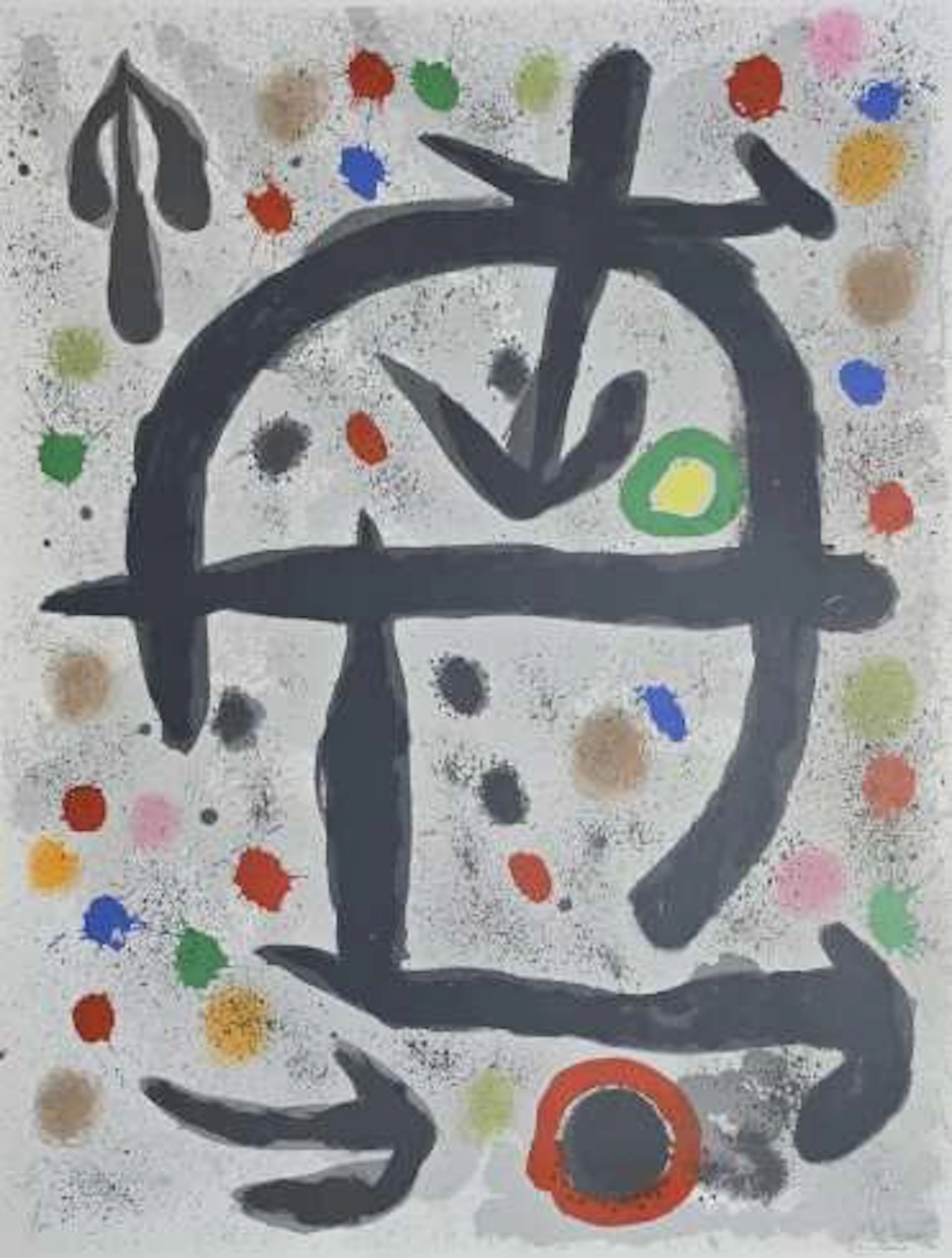 Joan Miró - Litografía "Les Perséides V"