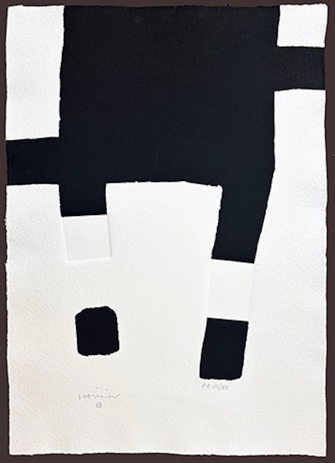 Eduardo Chillida - Serigrafía con Relieve "Olimpiada Barcelona 92"