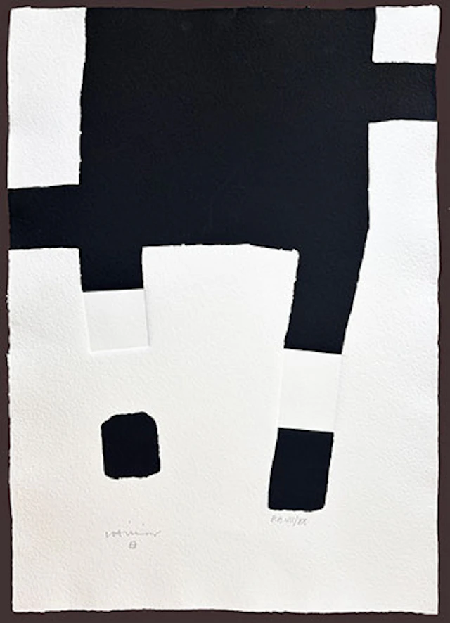 Eduardo Chillida - Serigrafía con Relieve "Olimpiada Barcelona 92"