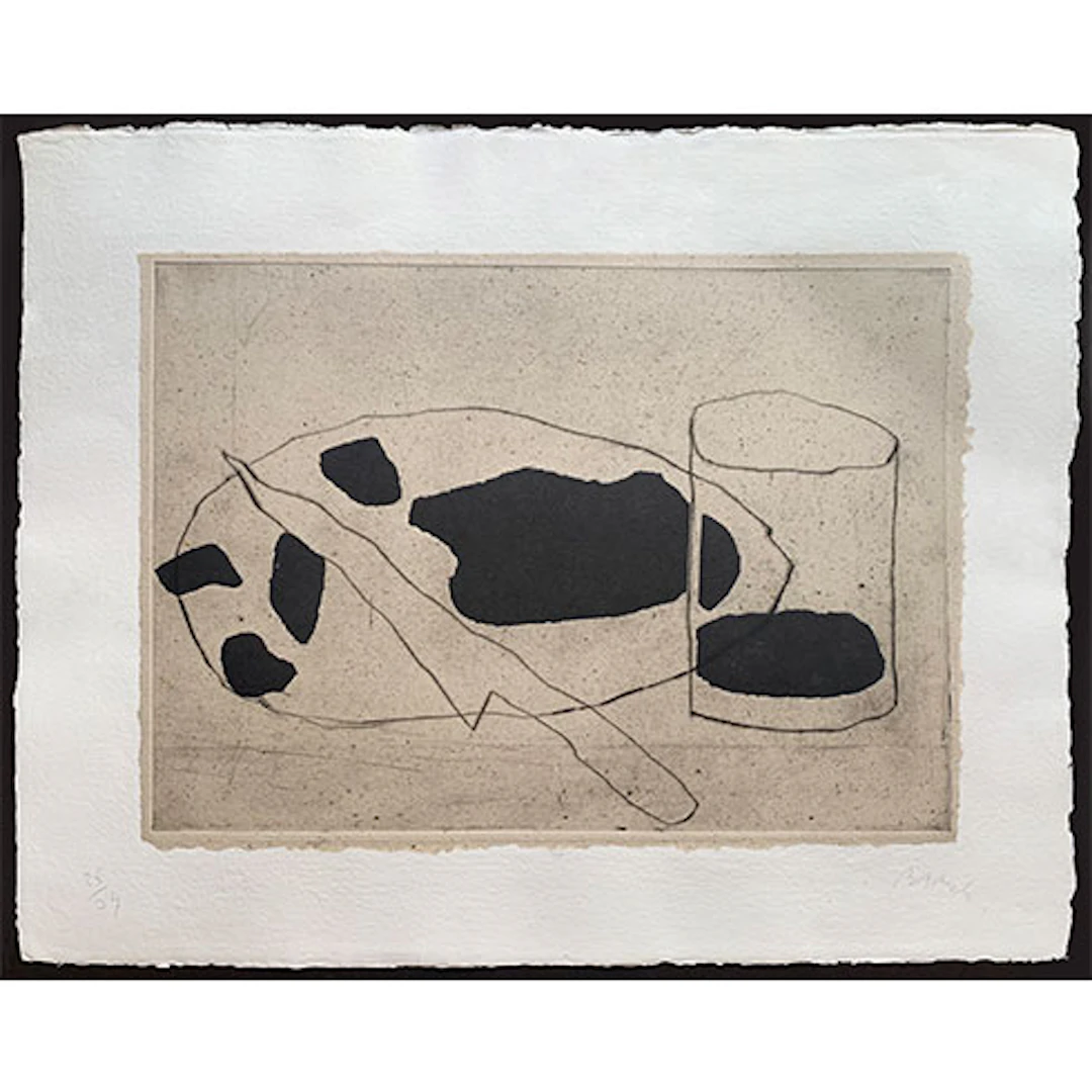 Miquel Barceló - Grabado al Aguafuerte, Punta Seca y Collage "Gavinet"