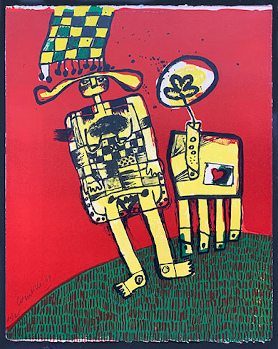 Guillaume Corneille - Litografía "Il Círculo de Piedra"