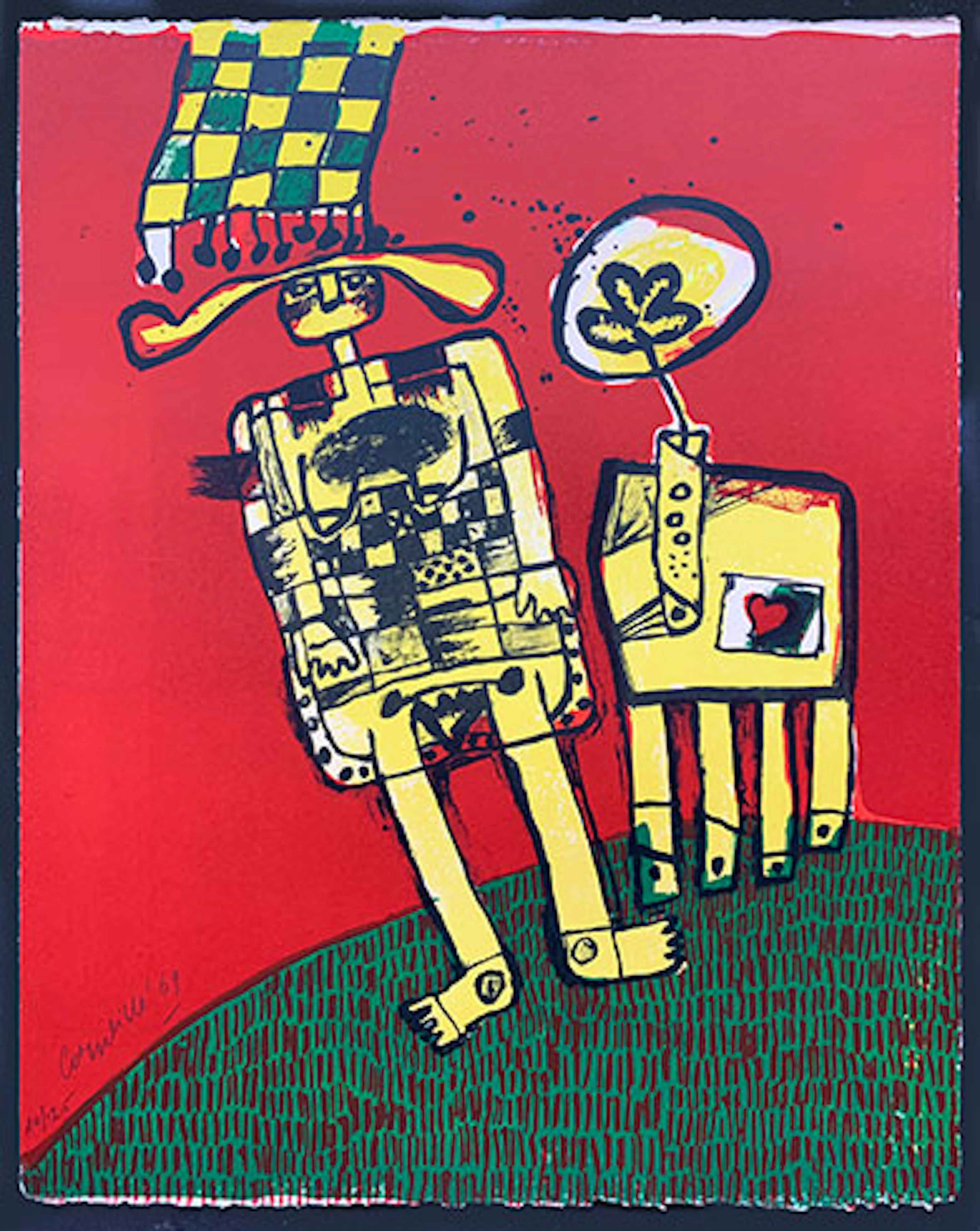 Guillaume Corneille - Litografía "Il Círculo de Piedra"