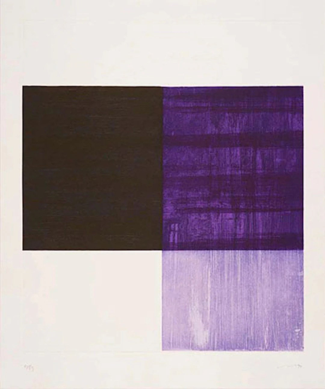 Callum Innes - Aguatinta y Lavis plancha resinada "LBV"