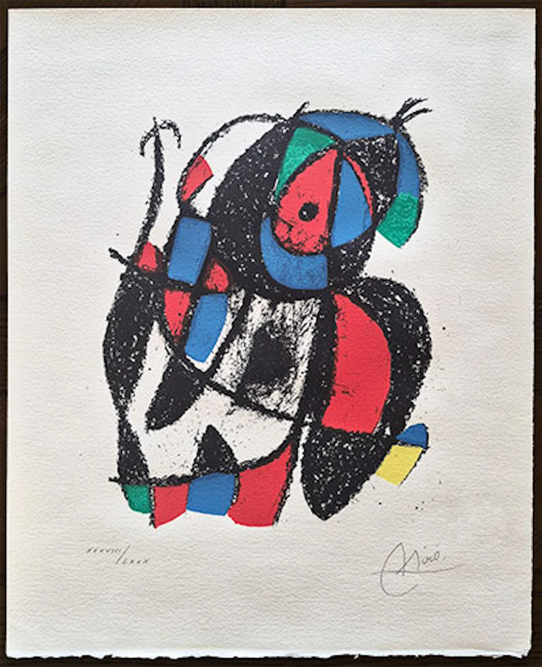 Joan Miró - Litografía en colores "Joan Miró Litographe II" (M.1049)
