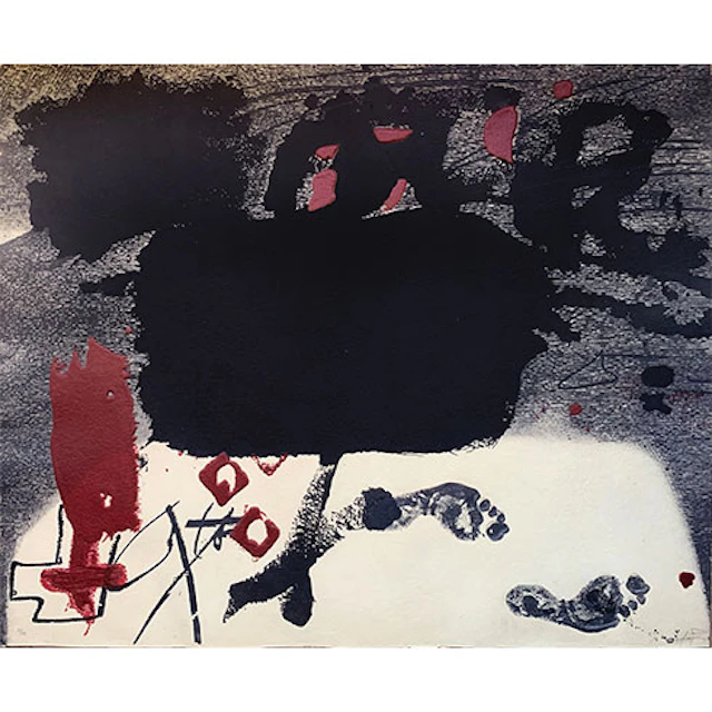 Antoni Tàpies - Grabado al Aguafuerte, Aguatinta, Carborundum con