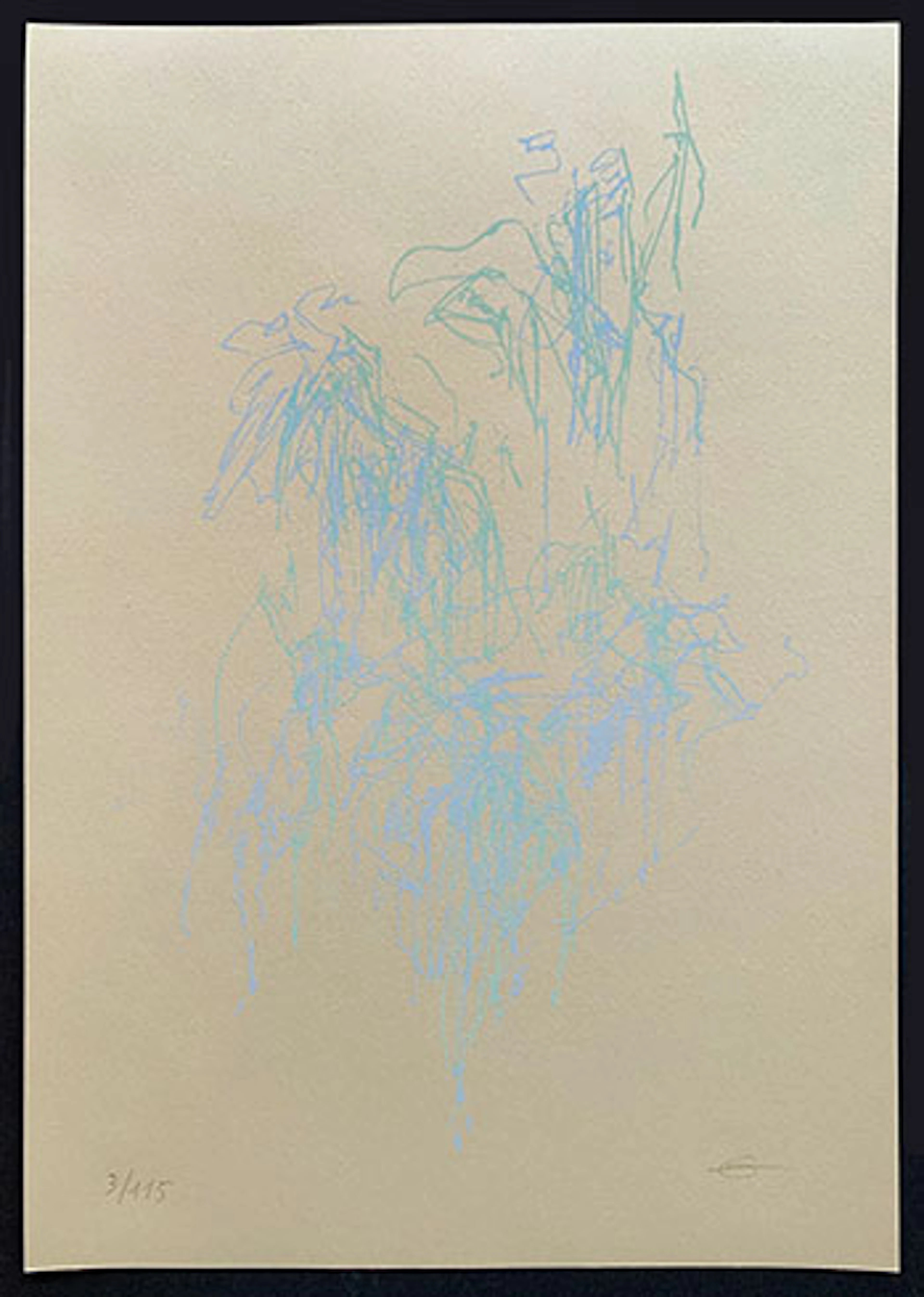 Fernando Zóbel - Serigrafía "Campo de Estrellas #4"