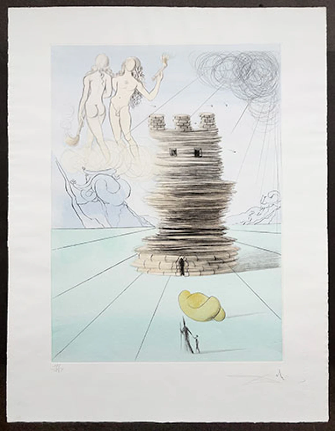 Salvador Dalí - Grabado al Aguafuerte "Simon" - Twelve Tribes of Israel