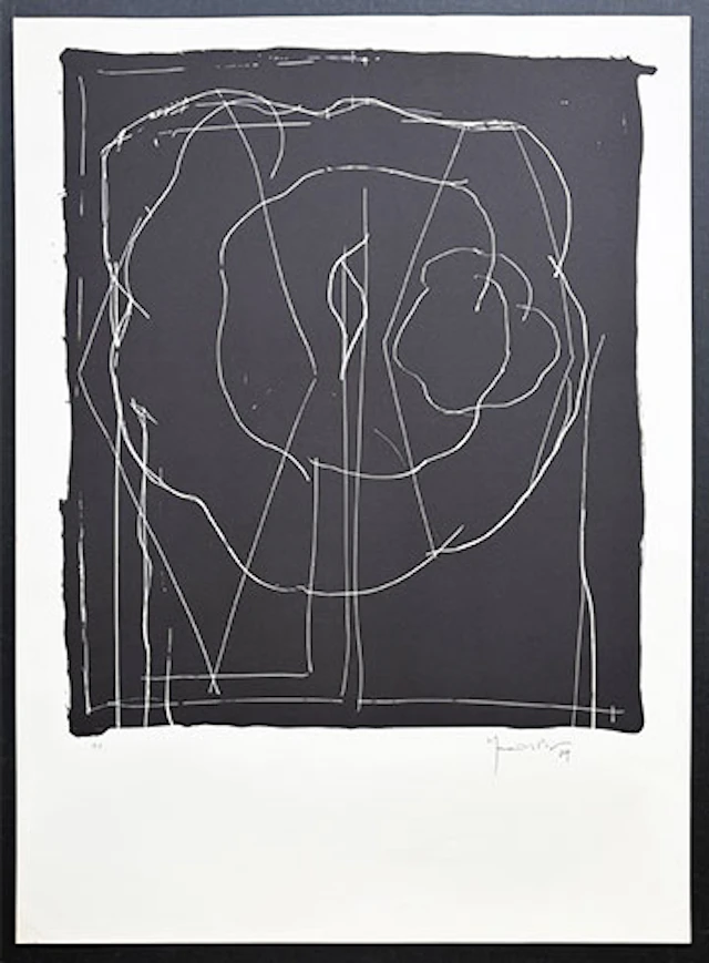 Joan Hernández Pijuán - Litografía "A.L.Barcelona IV"
