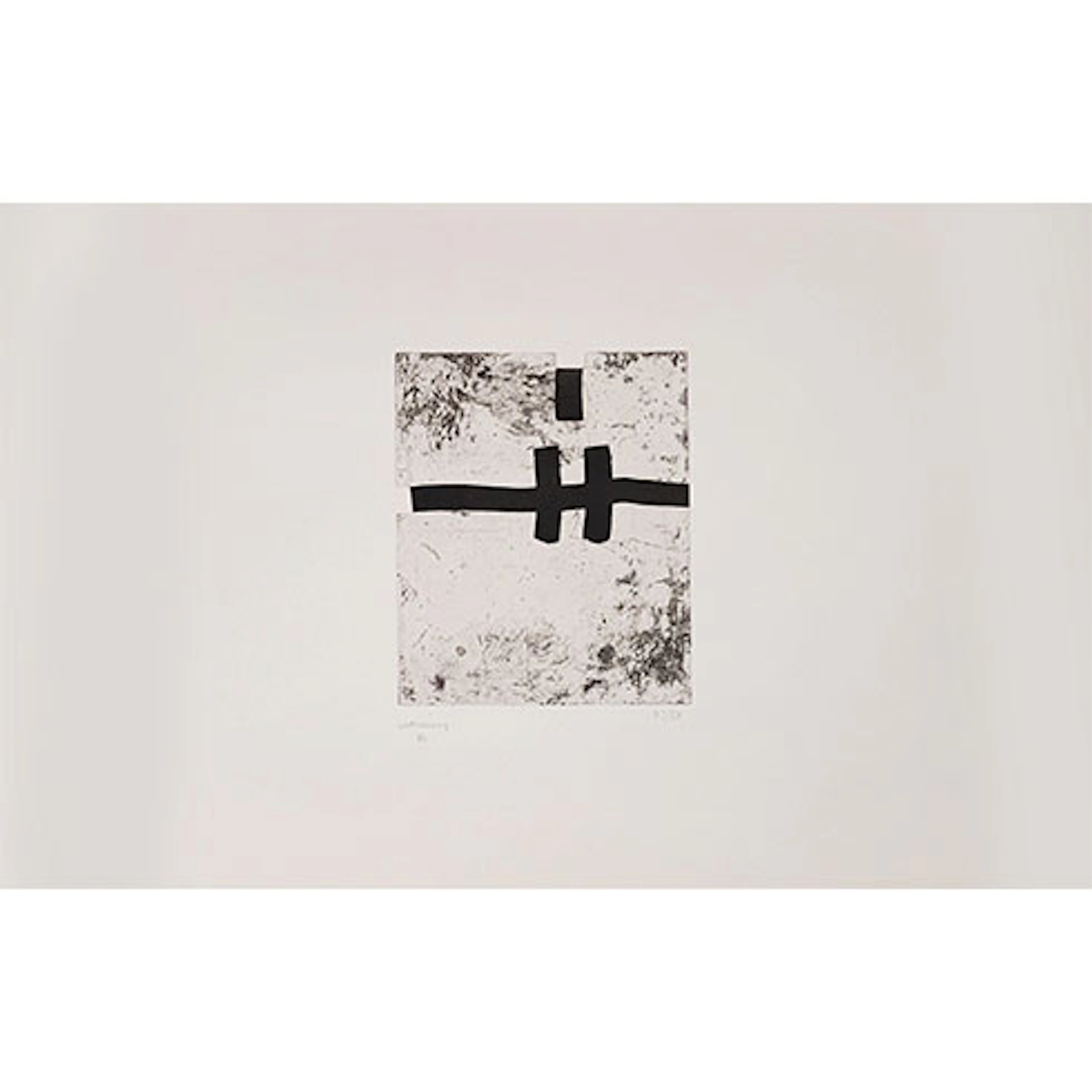 Eduardo Chillida - Grabado al Aguatinta "Homenaje a Eusebio Sempere"
