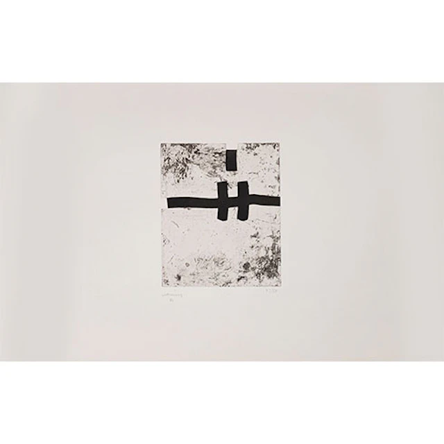 Eduardo Chillida - Grabado al Aguatinta "Homenaje a Eusebio Sempere"