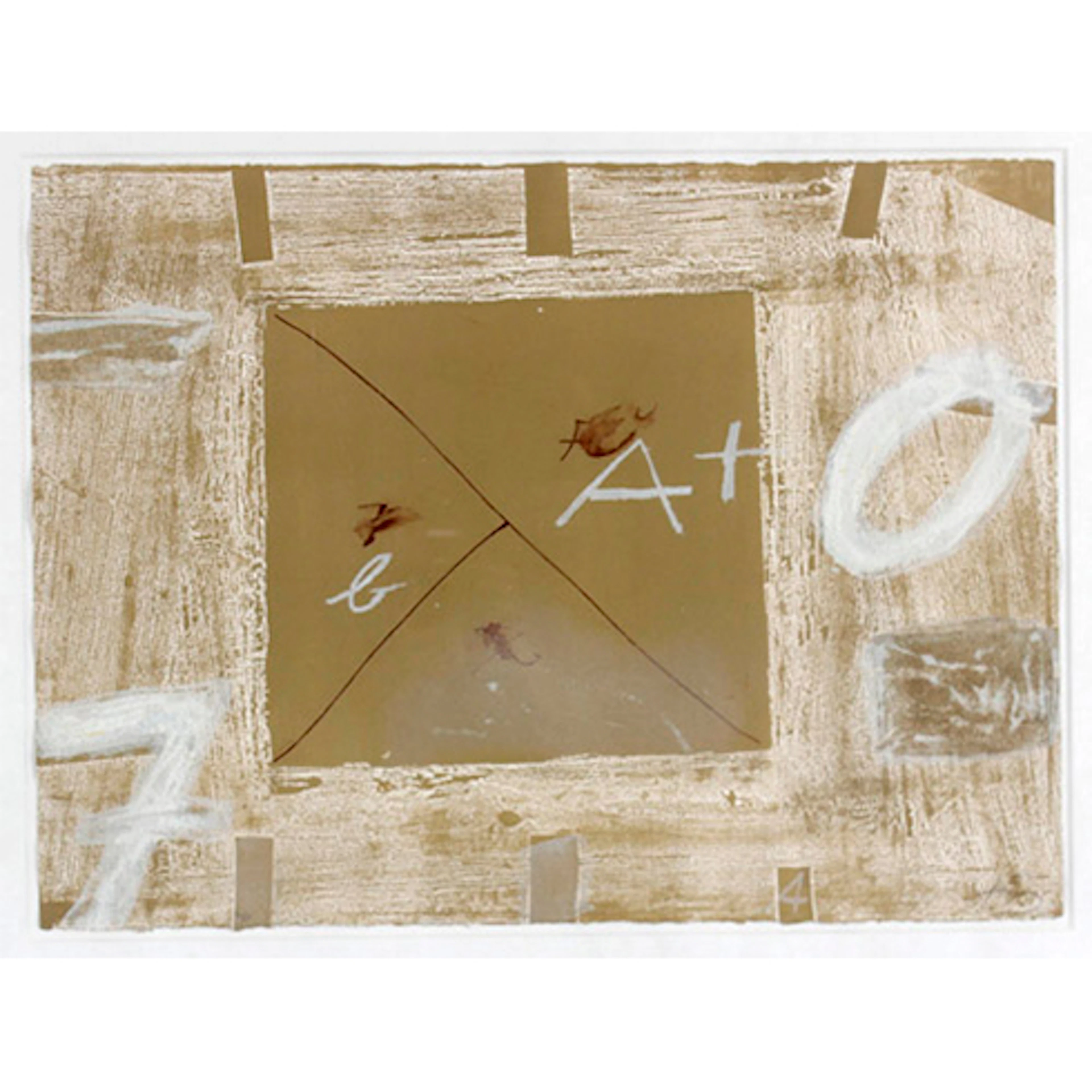 Antoni Tàpies - Grabado al Aguafuerte "Dossier"