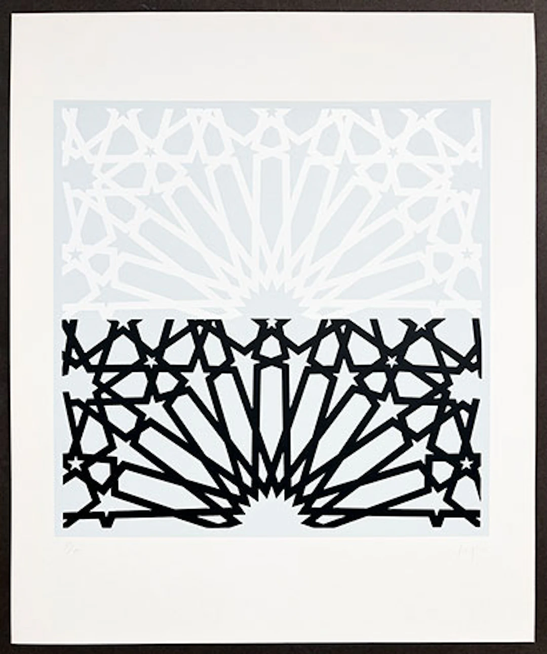 Eusebio Sempere - Serigrafía "La Alhambra. Estrellado"