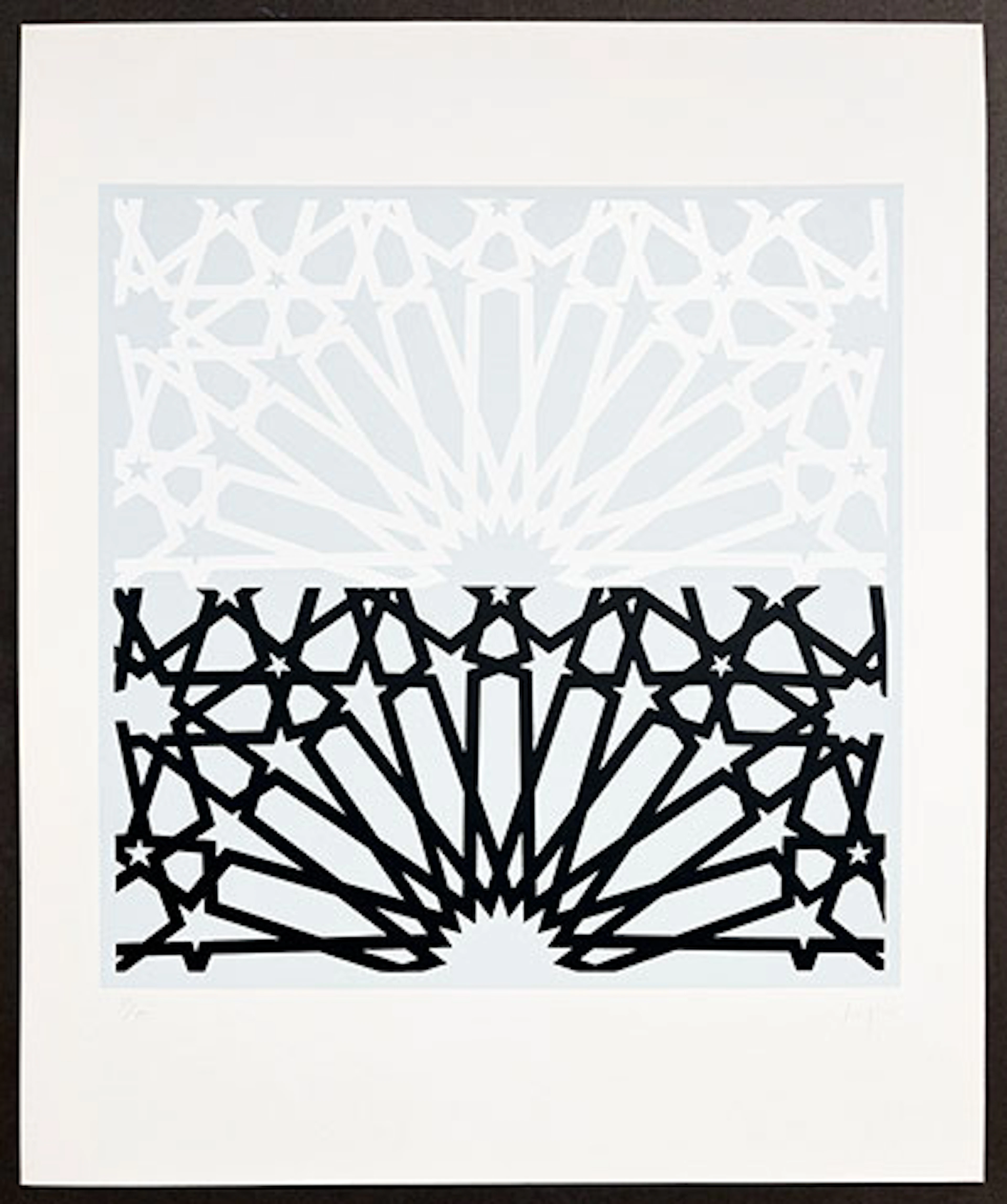 Eusebio Sempere - Serigrafía "La Alhambra. Estrellado"