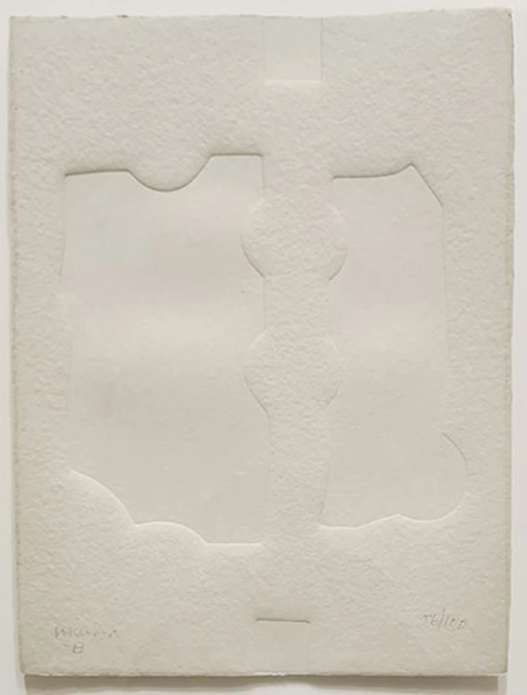 Eduardo Chillida - Gofrado "Poema de Parmenides IV"