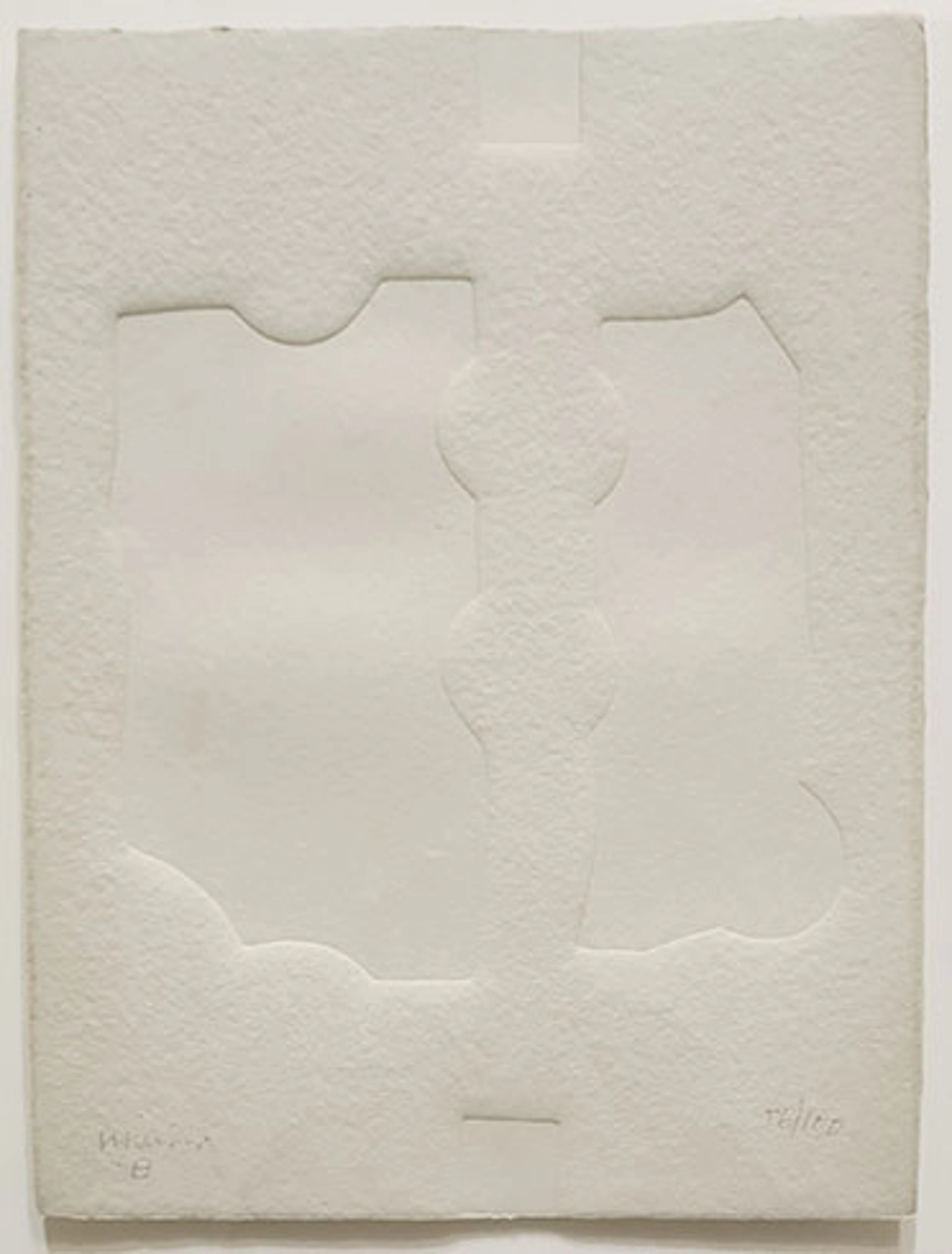 Eduardo Chillida - Gofrado "Poema de Parmenides IV"