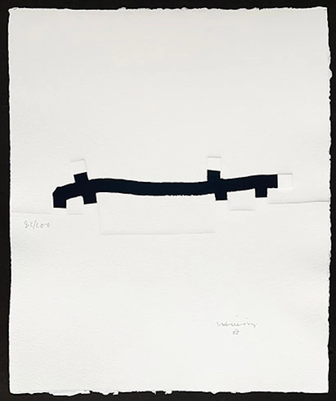 Eduardo Chillida - Serigrafía "Caracas"