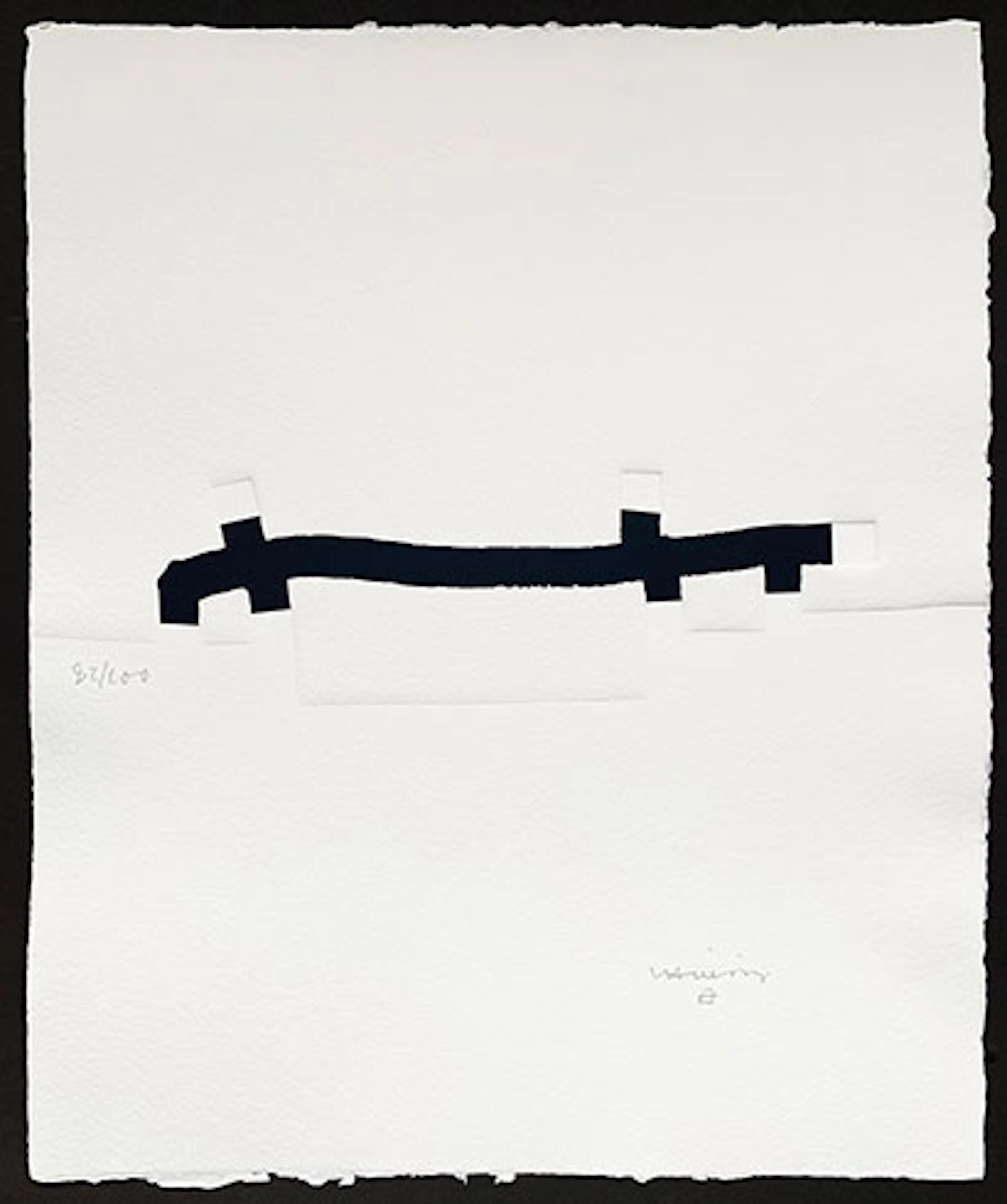 Eduardo Chillida - Serigrafía "Caracas"
