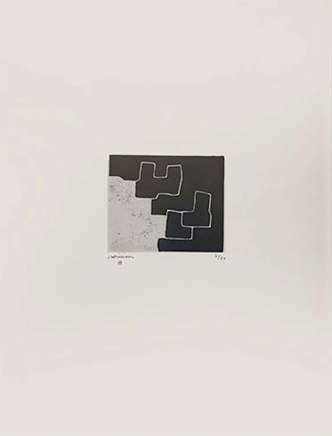Eduardo Chillida - Grabado al Aguafuerte "Txerto"