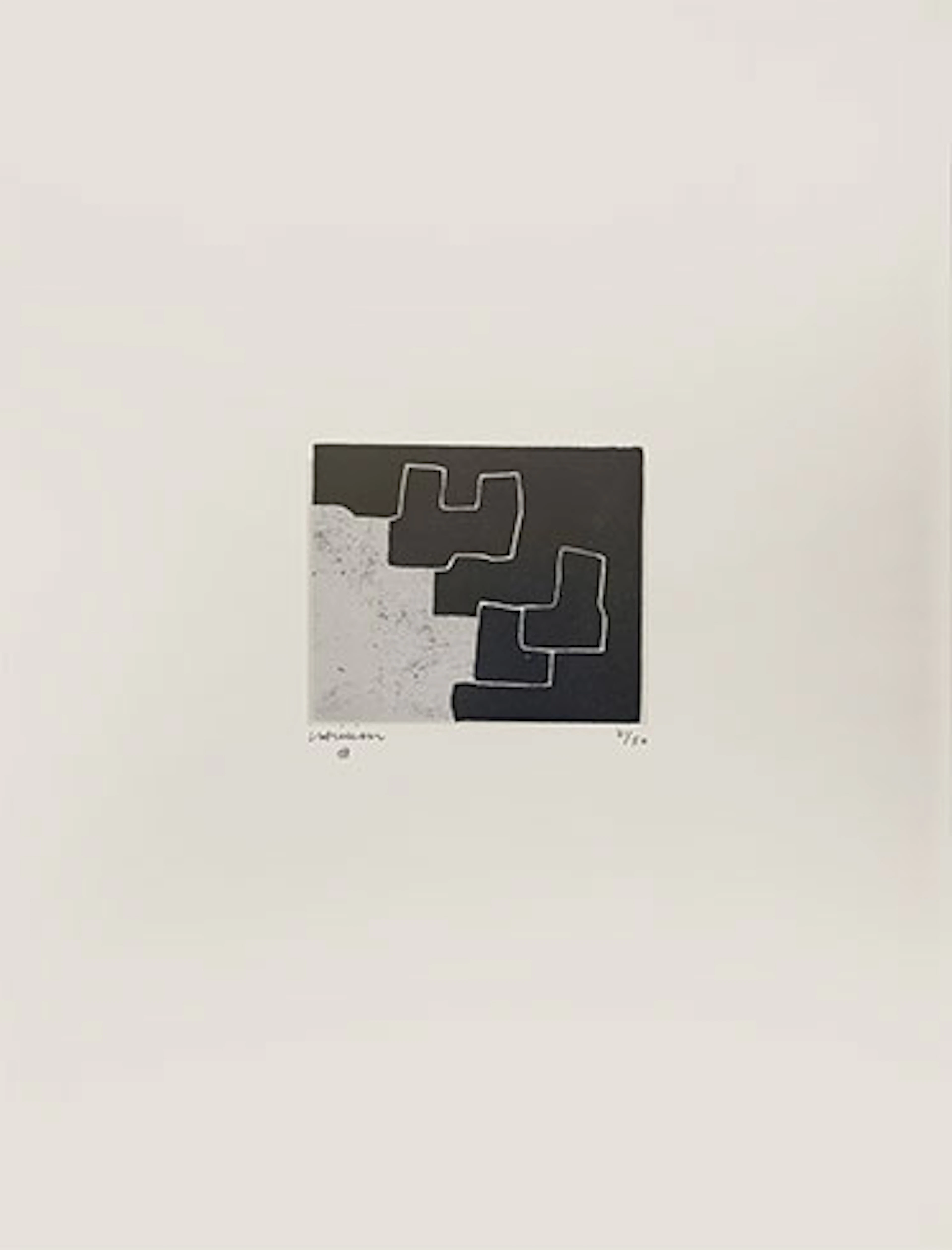 Eduardo Chillida - Grabado al Aguafuerte "Txerto"
