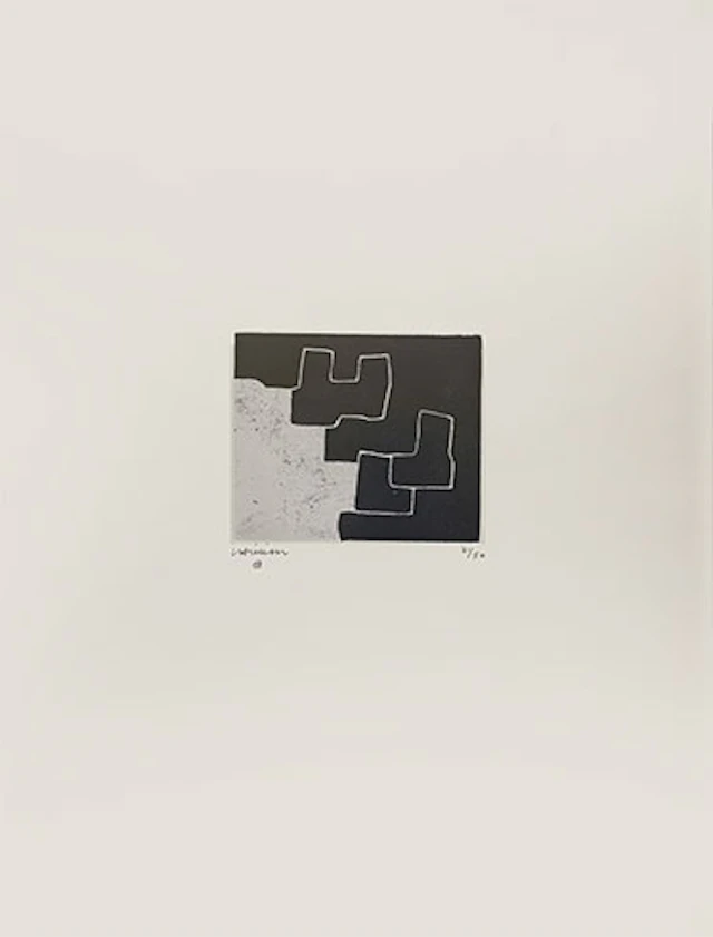 Eduardo Chillida - Grabado al Aguafuerte "Txerto"