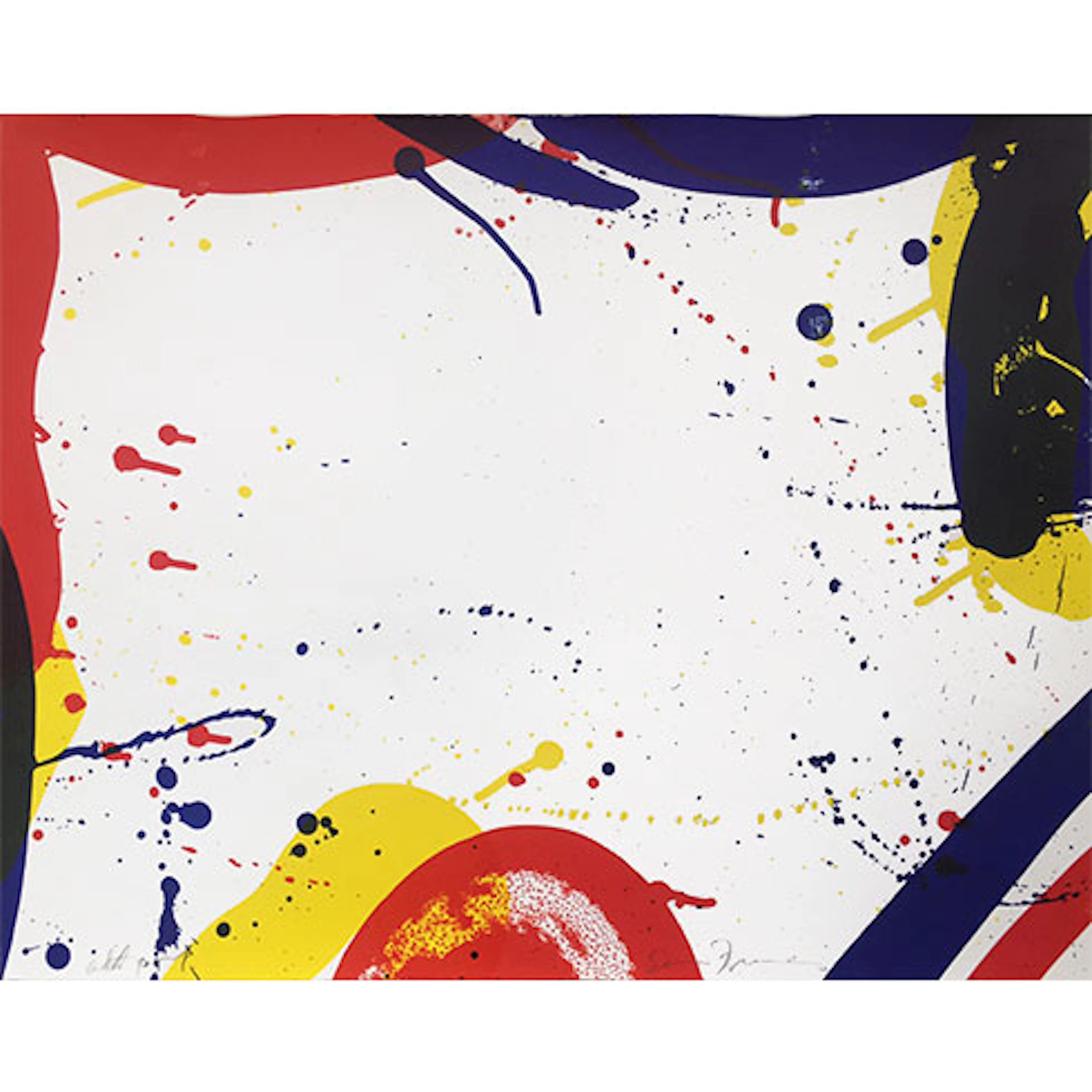Sam Francis - Litografía en Colores "Sin Título" (SF-61)