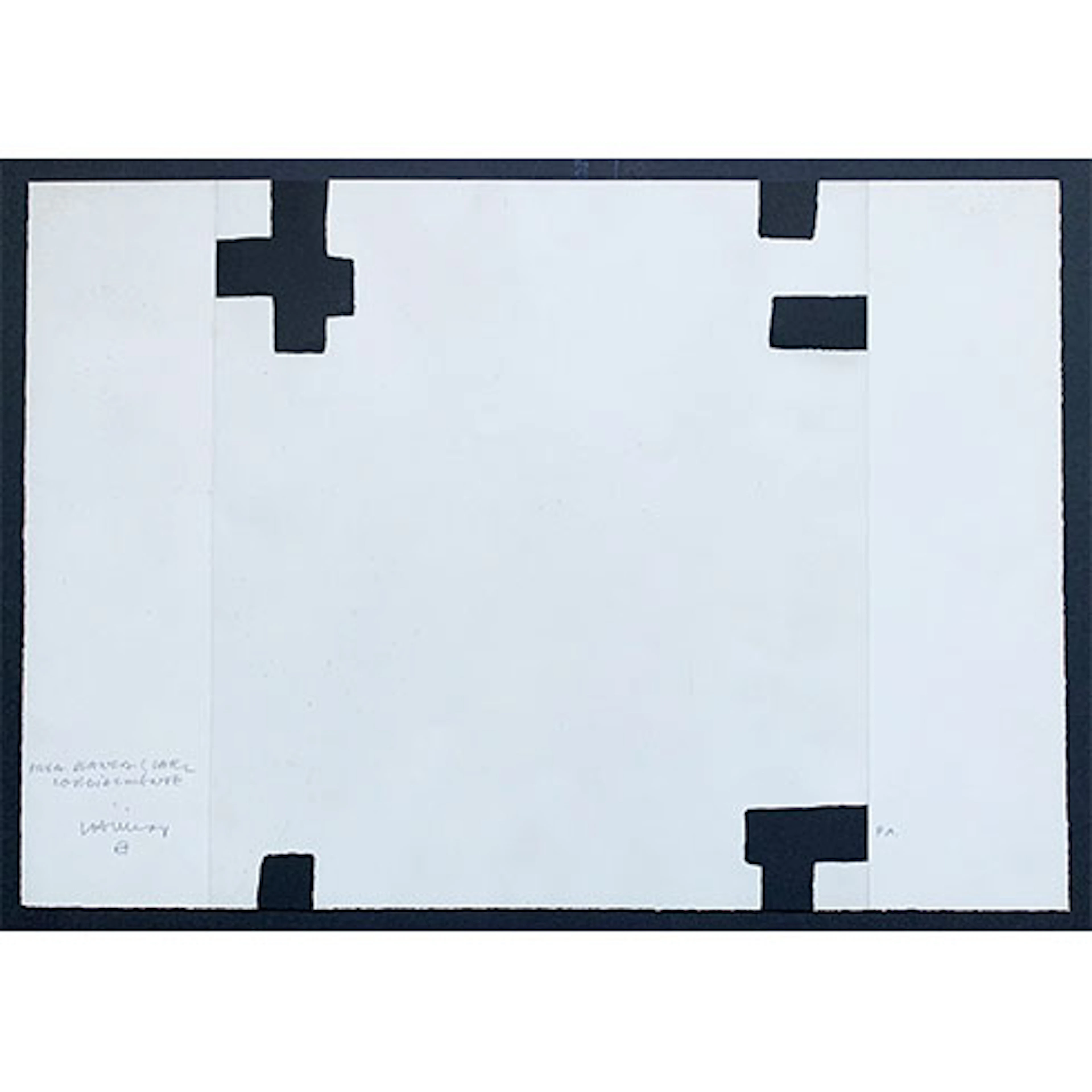 Eduardo Chillida - Grabado al Aguafuerte (Resinas) "Homenaje a Fray