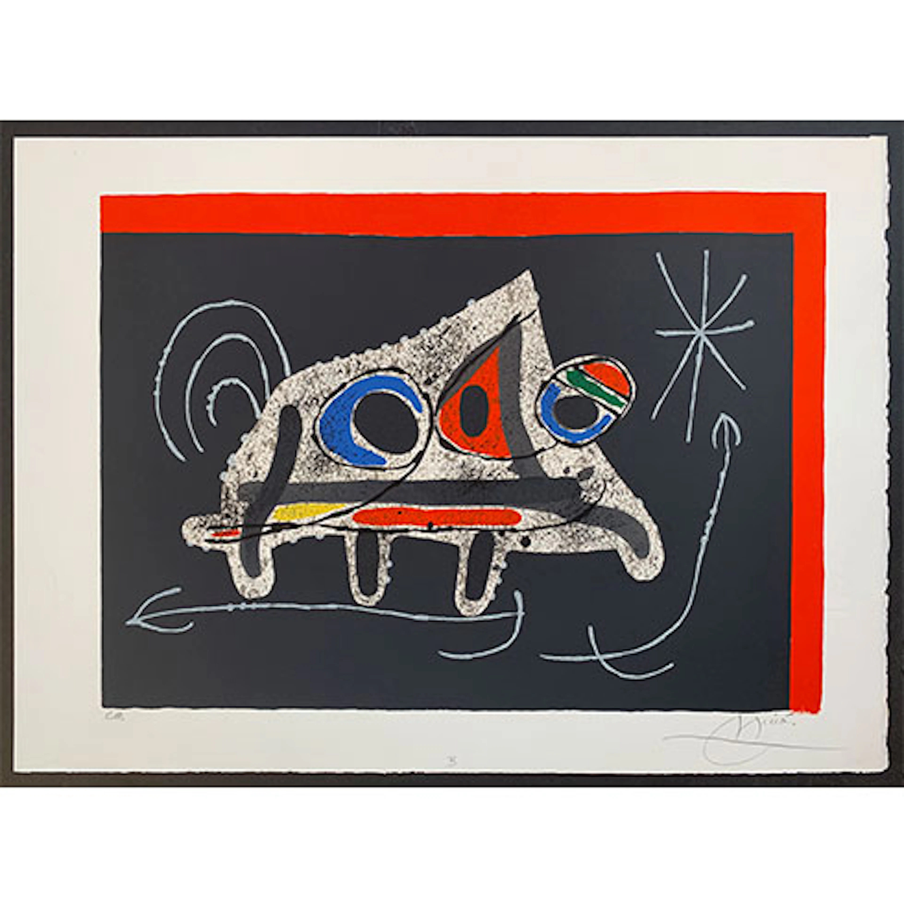 Joan Miró - Litografía "Le Lézard aux Plumes d'Or" (M.790)