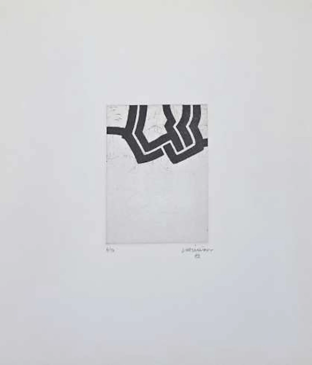 Eduardo Chillida - Grabado al Aguafuerte "Luze"