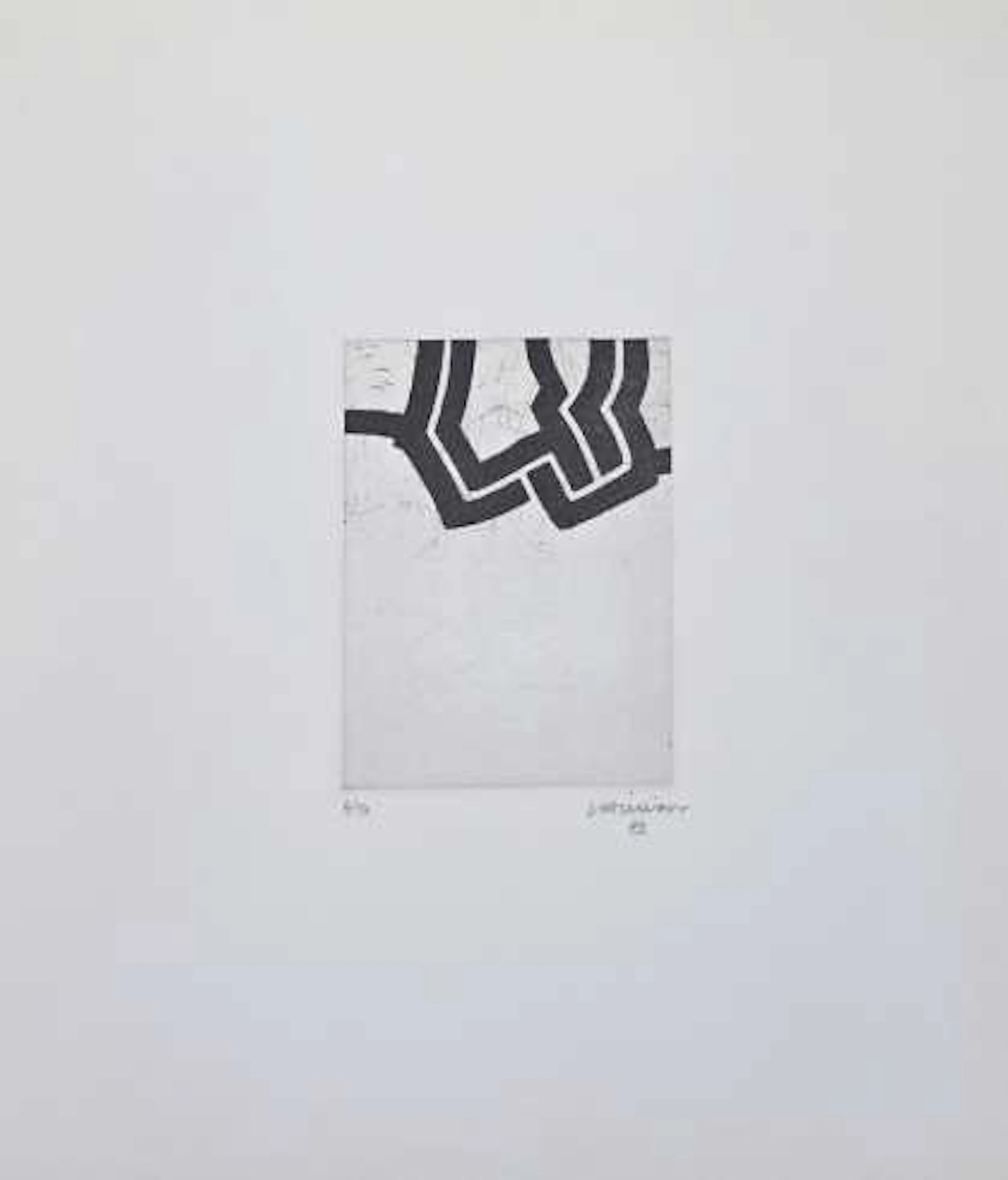 Eduardo Chillida - Grabado al Aguafuerte "Luze"