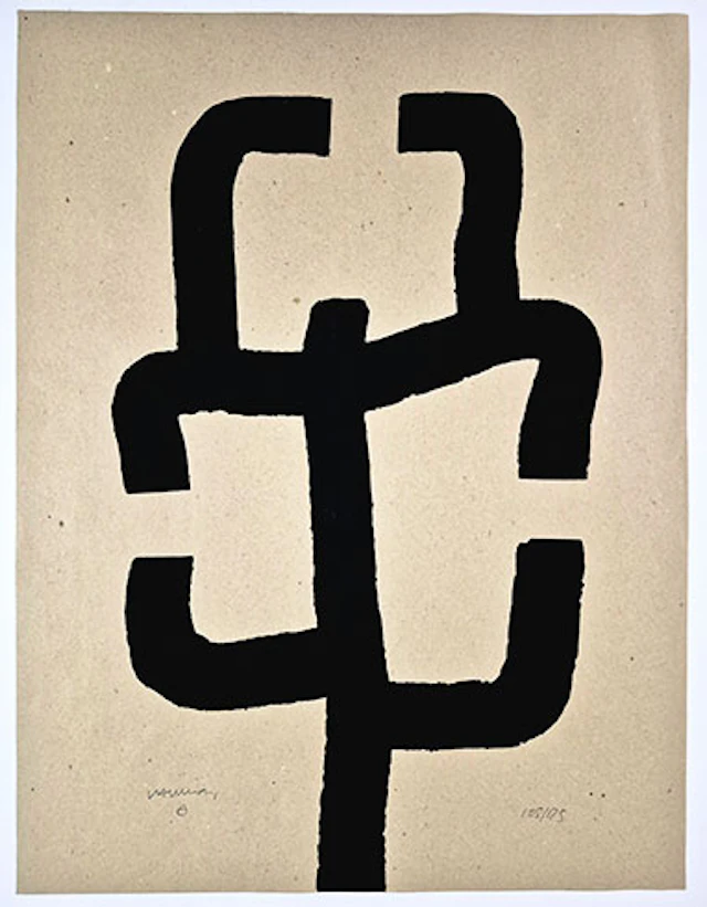 Eduardo Chillida - Serigrafía "Lankide Aurrezkiko Kultur Sala"