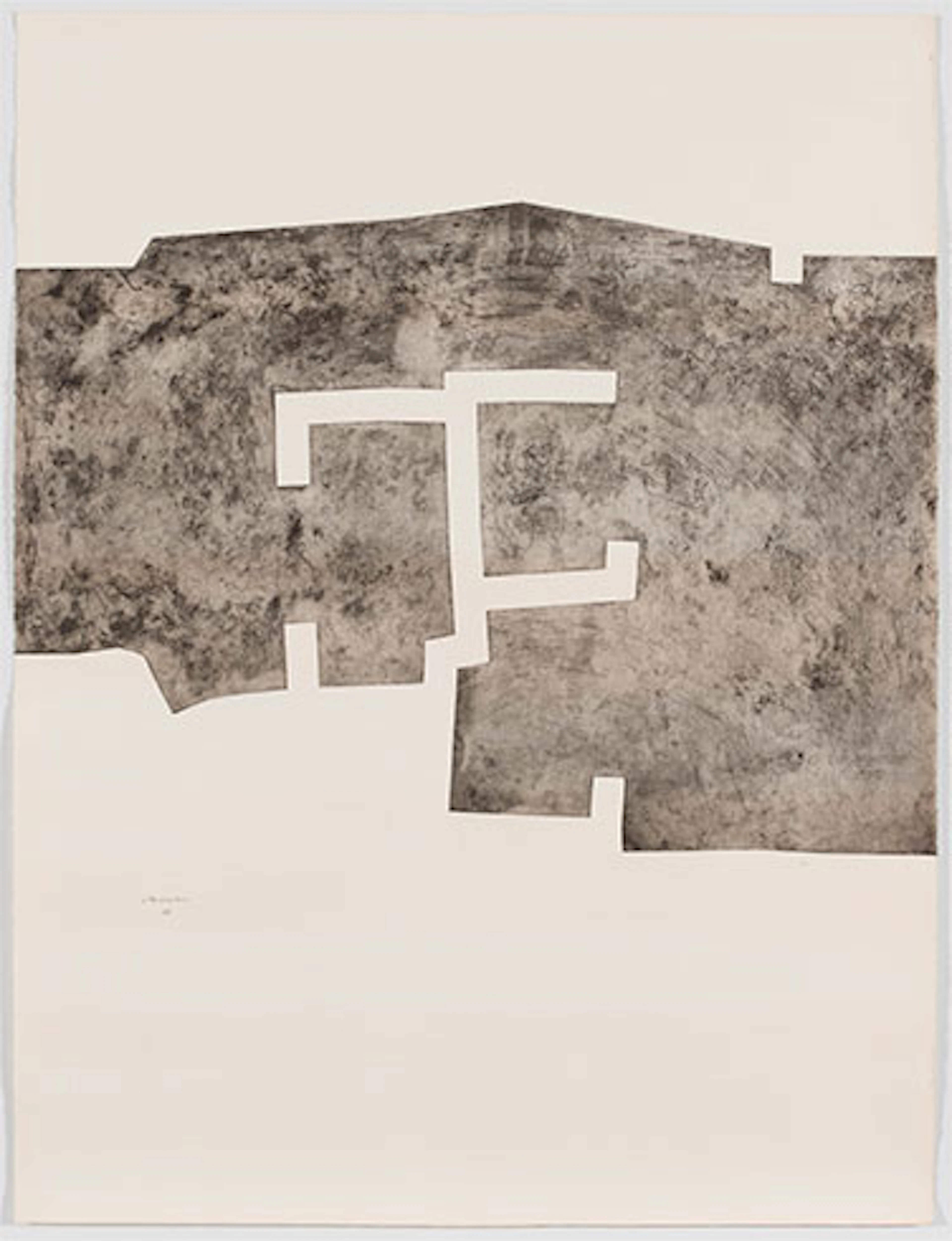 Eduardo Chillida - Grabado al Aguafuerte "Euskadi V"