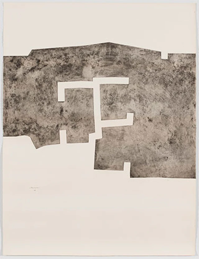 Eduardo Chillida - Grabado al Aguafuerte "Euskadi V"