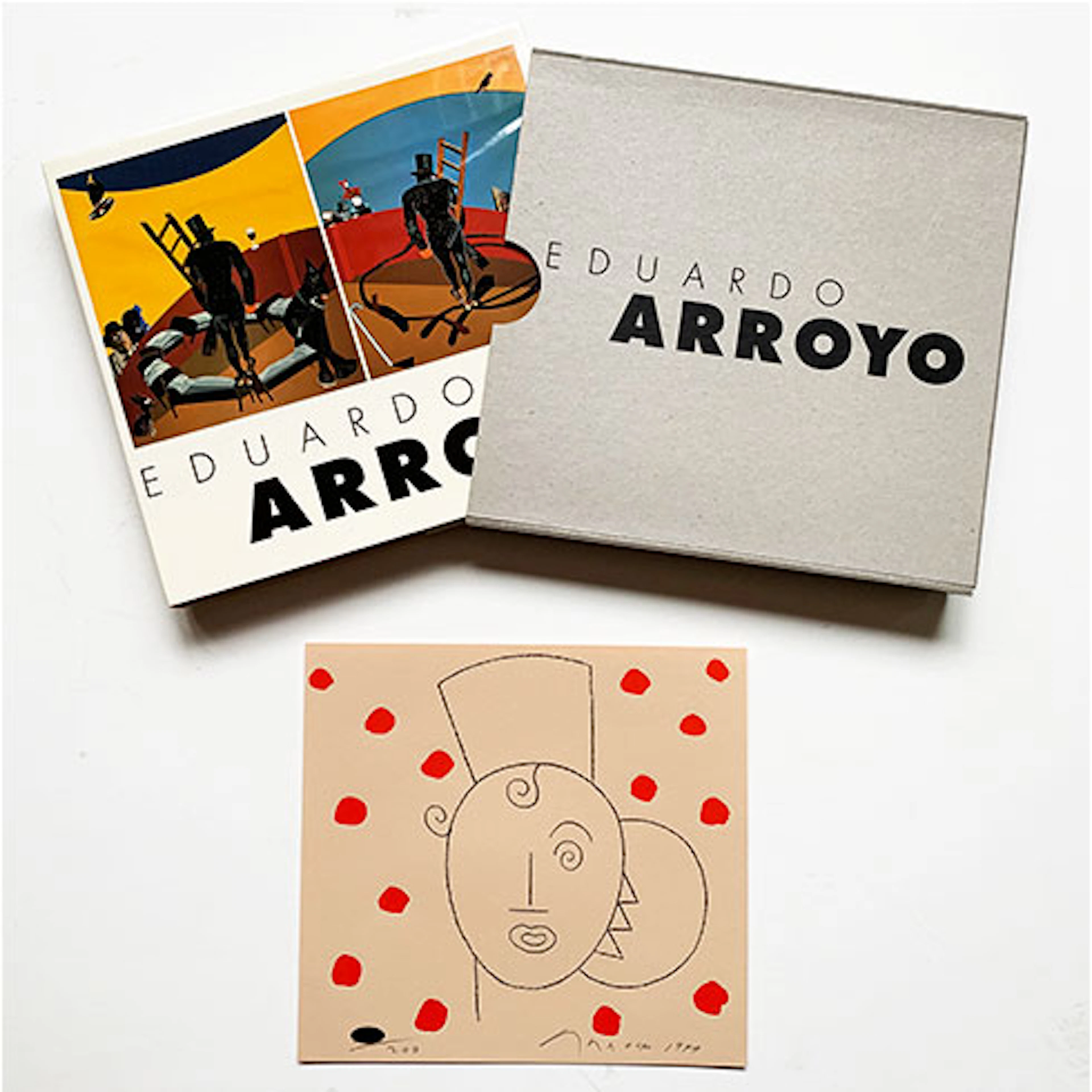Eduardo Arroyo - Libro + Serigrafía "Catálogo muestra antológica MNCARS"