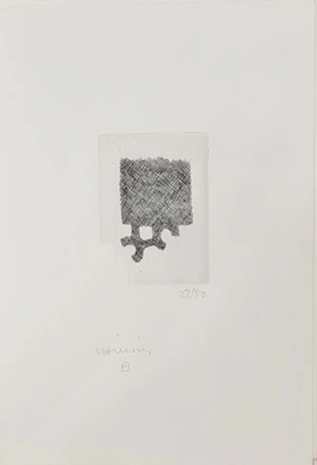 Eduardo Chillida - Grabado al Aguafuerte "La Sortie d'Egypte"