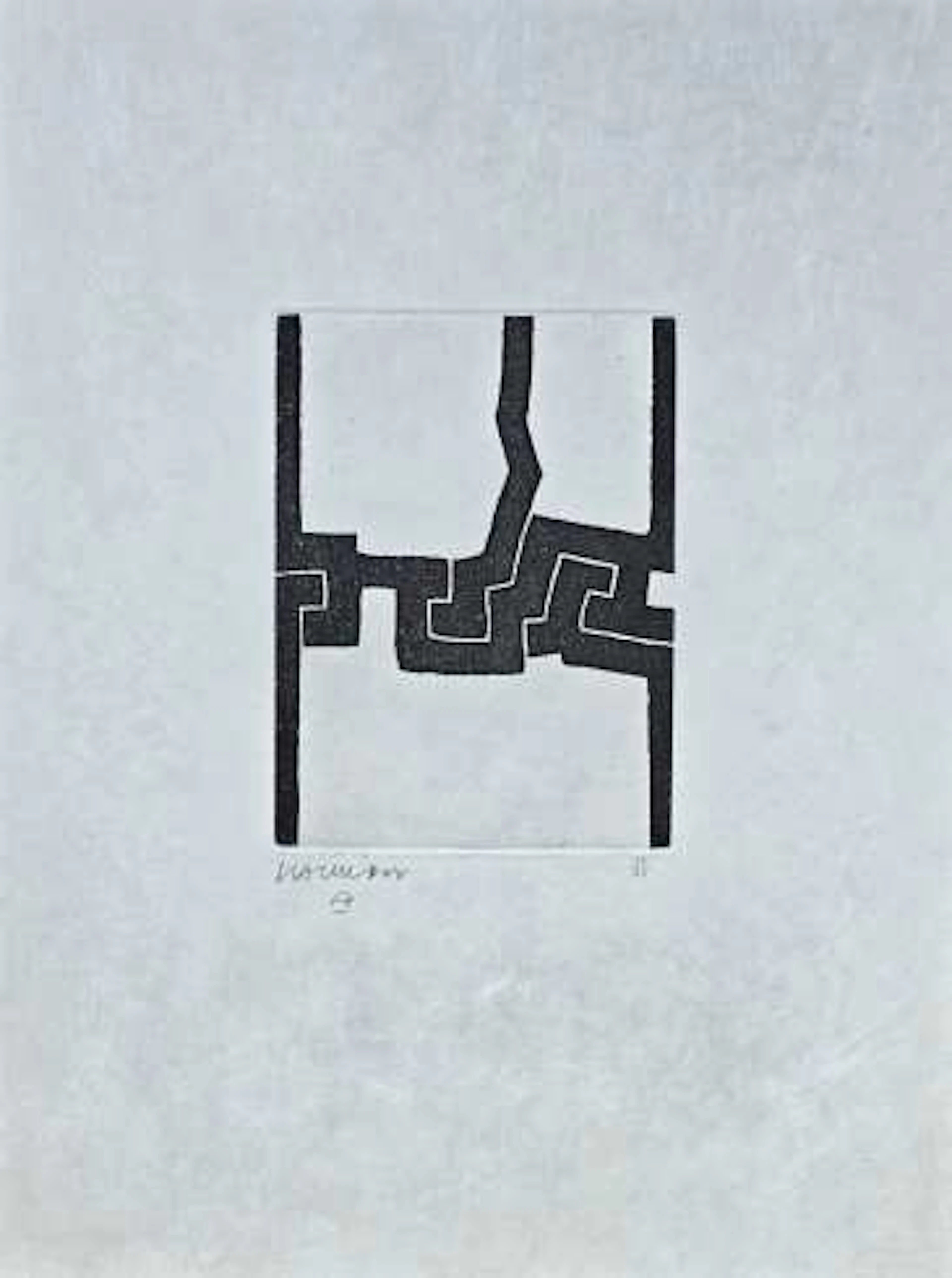 Eduardo Chillida - Grabado al Aguafuerte y Aguatinta "Eintsu"