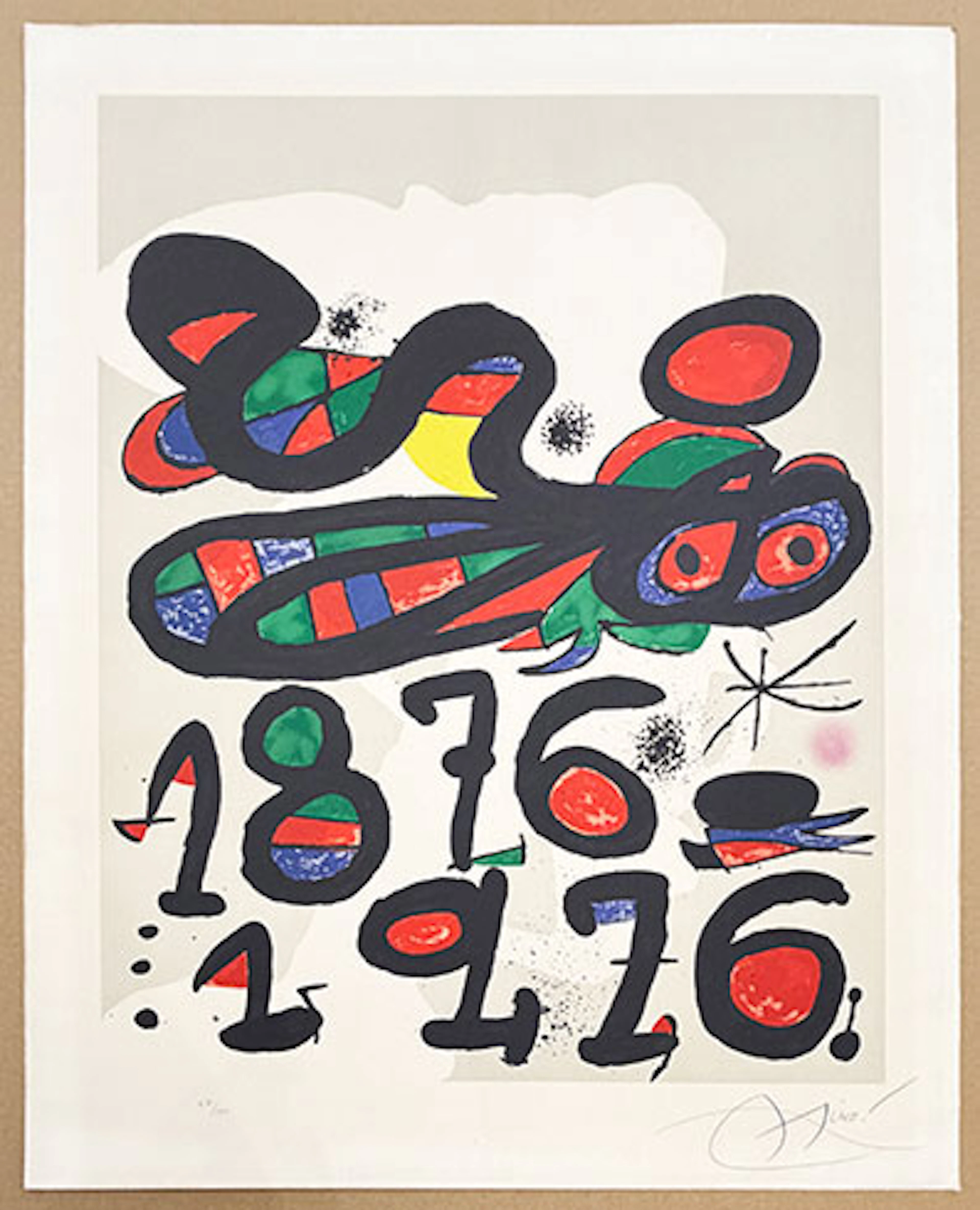 Joan Miró - Litografía "Centenari del Centre Excursionista de Catalunya"