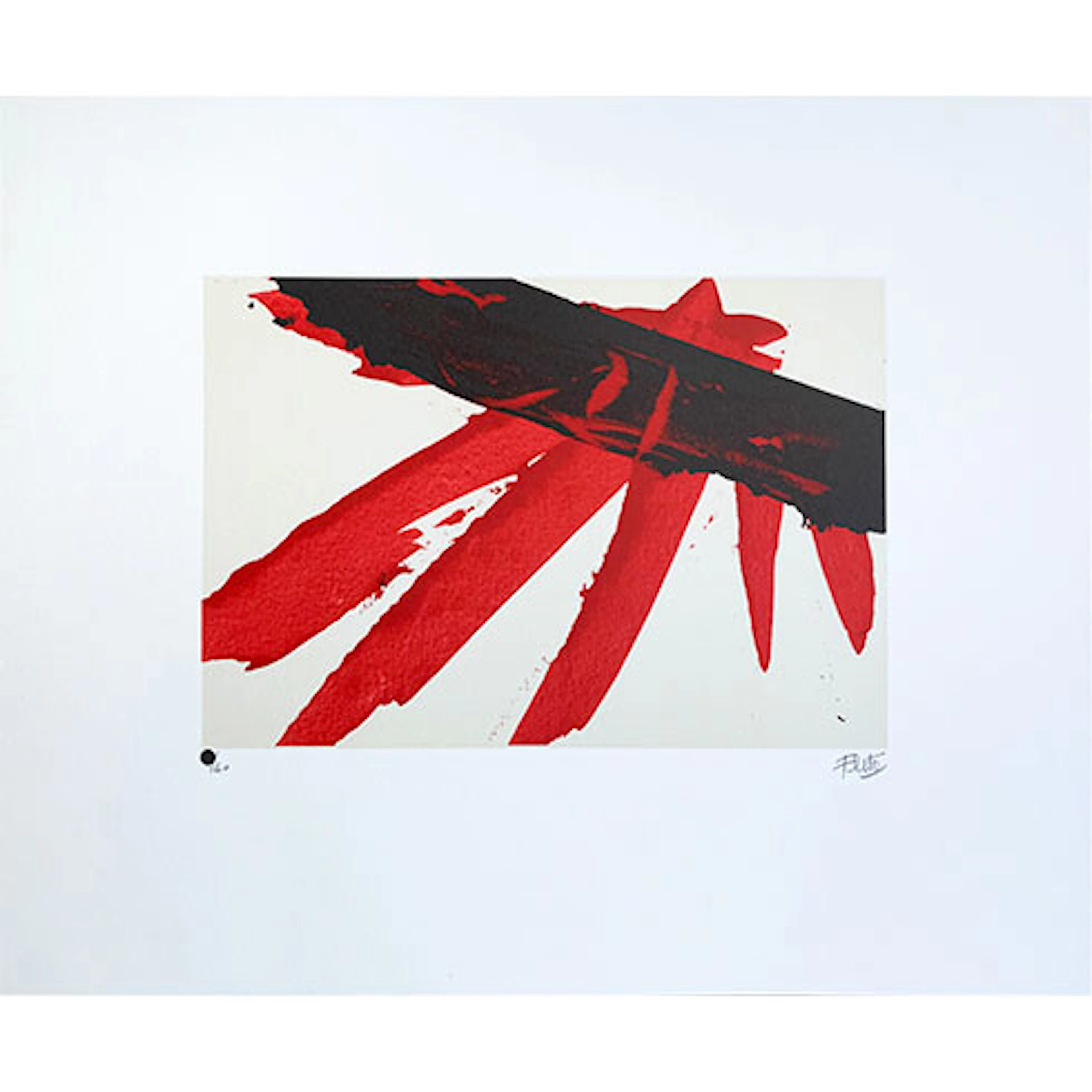 Luis Feito - Litografía "Sin Título #2"