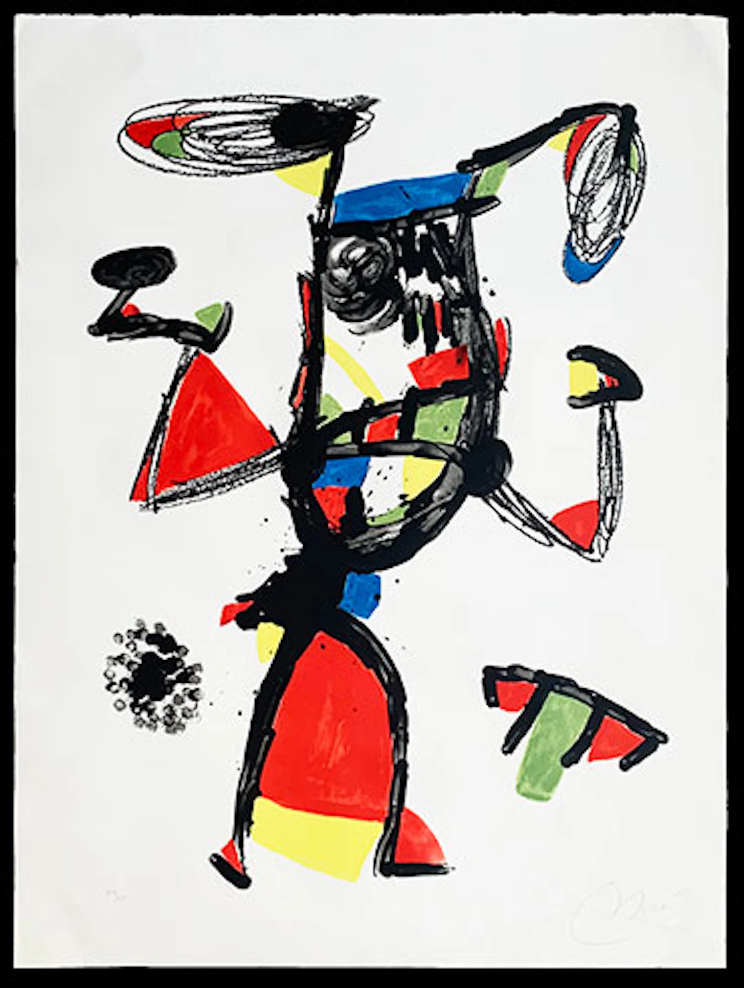 Joan Miró - Litografía "Majorette"