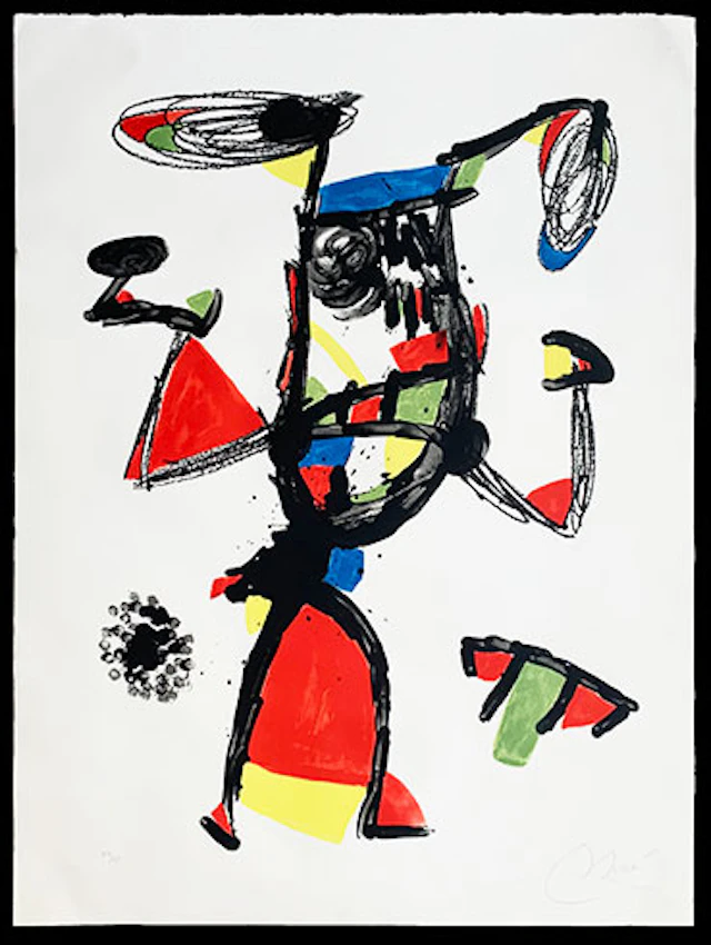 Joan Miró - Litografía "Majorette"