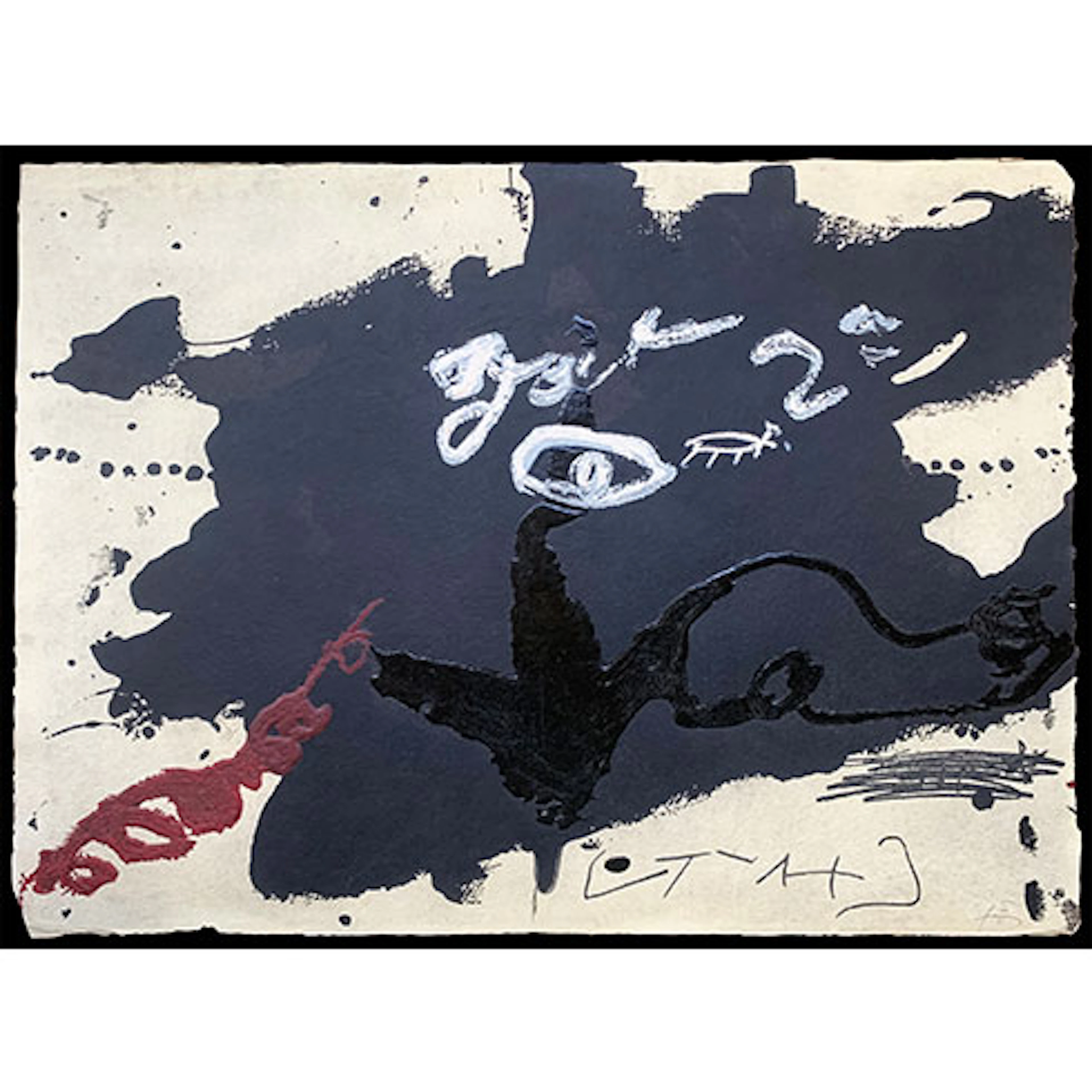 Antoni Tàpies - Grabado al Aguafuerte, Aguatinta en colores y Carborundum
